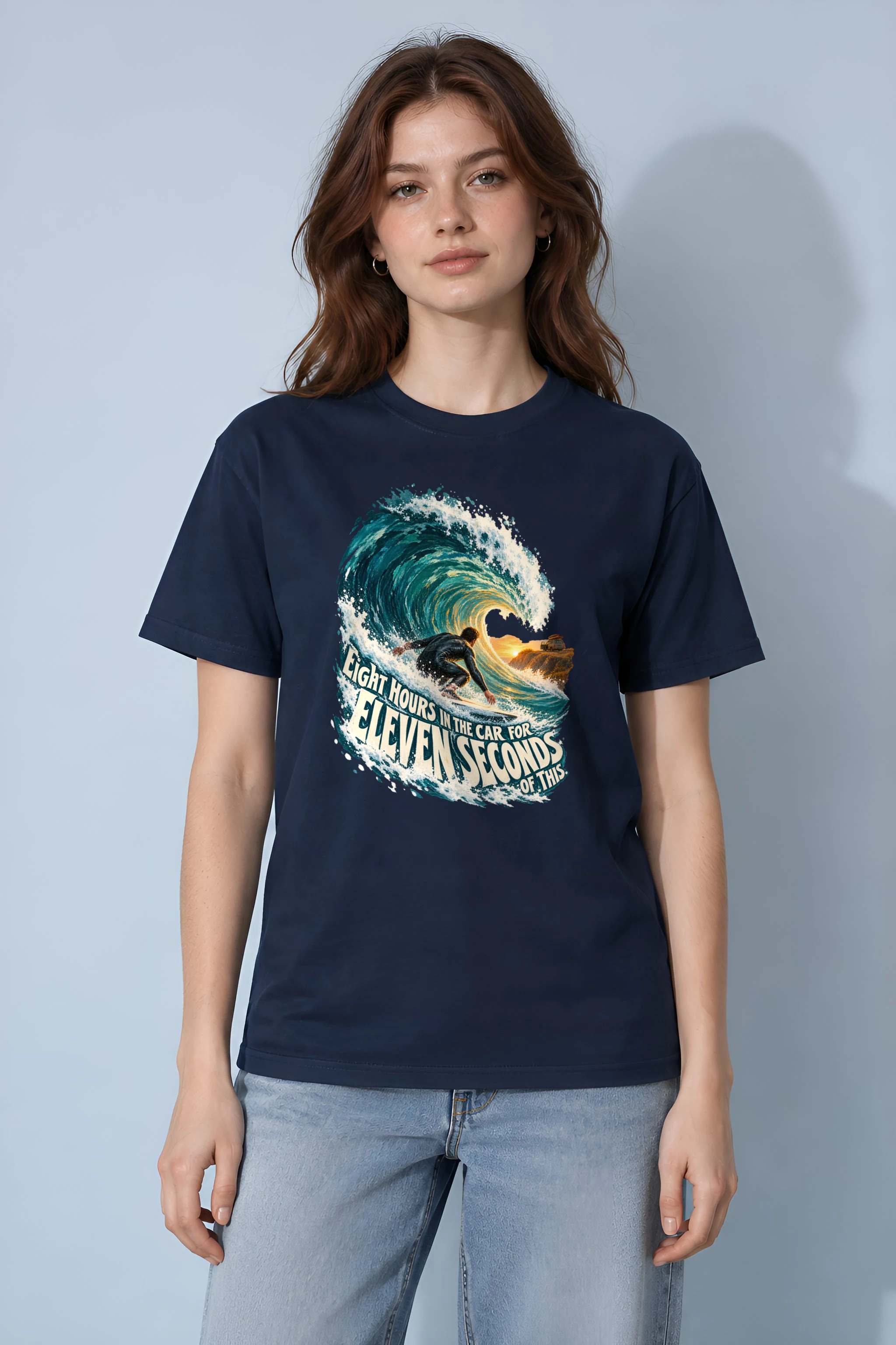"Eleven Seconds Of This" Heavyweight Unisex Crewneck T-shirt