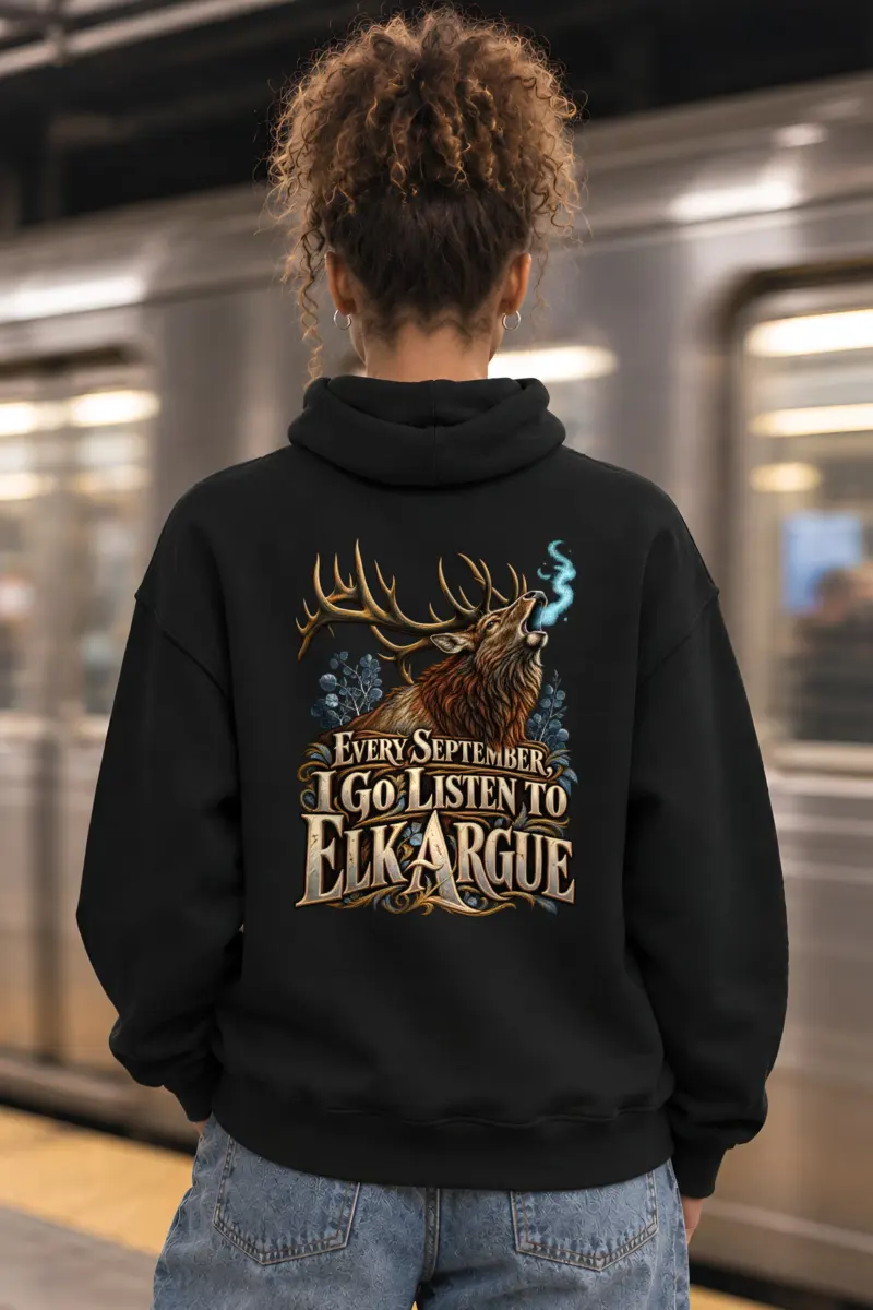 “Elk Argue” Heavy Blend Unisex Pullover Hoodie