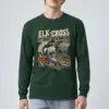 "Elk Cross Without Permission" Unisex Longsleeve T-shirt