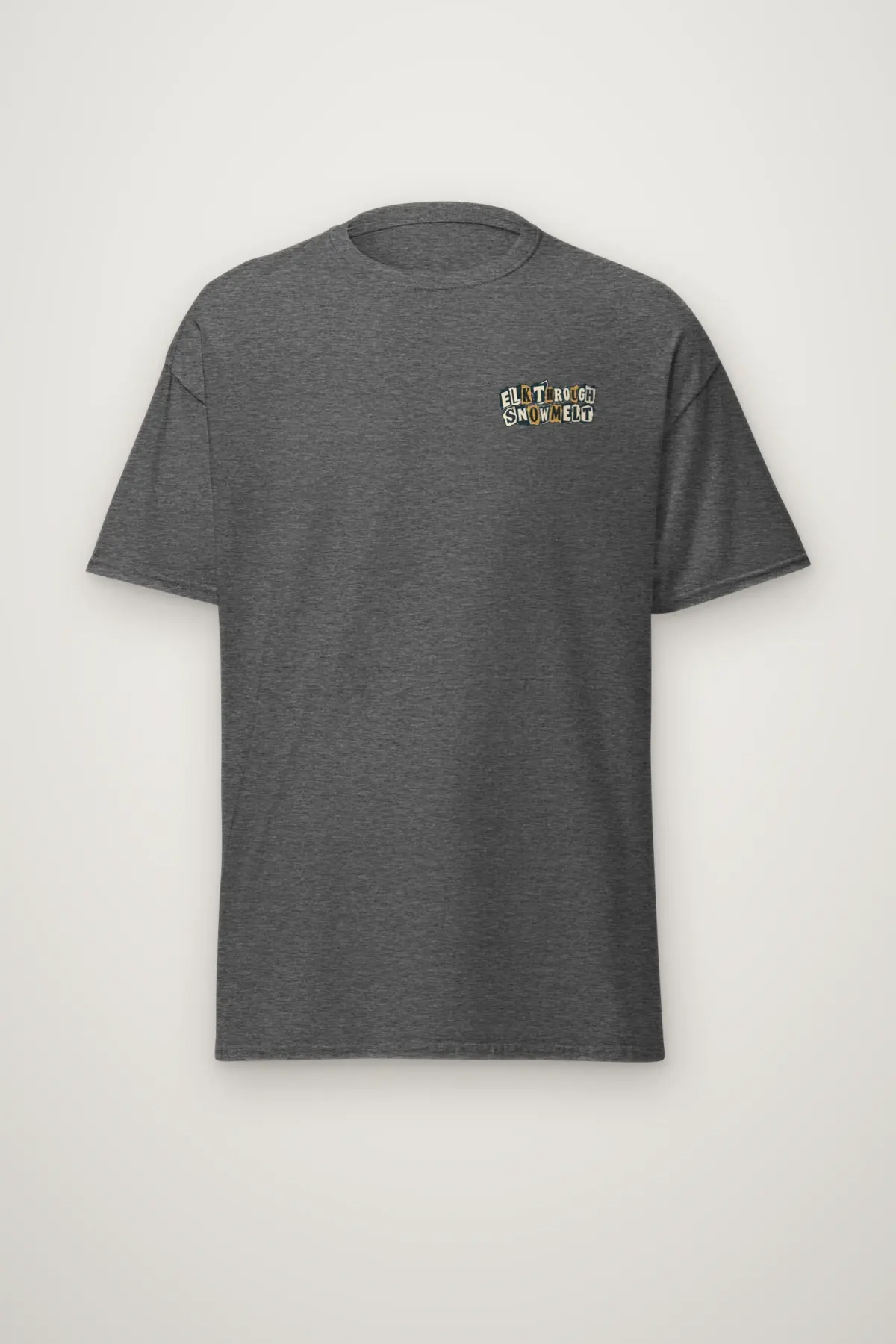 "Elk Through Snowmelt" Heavyweight Unisex Crewneck T-shirt