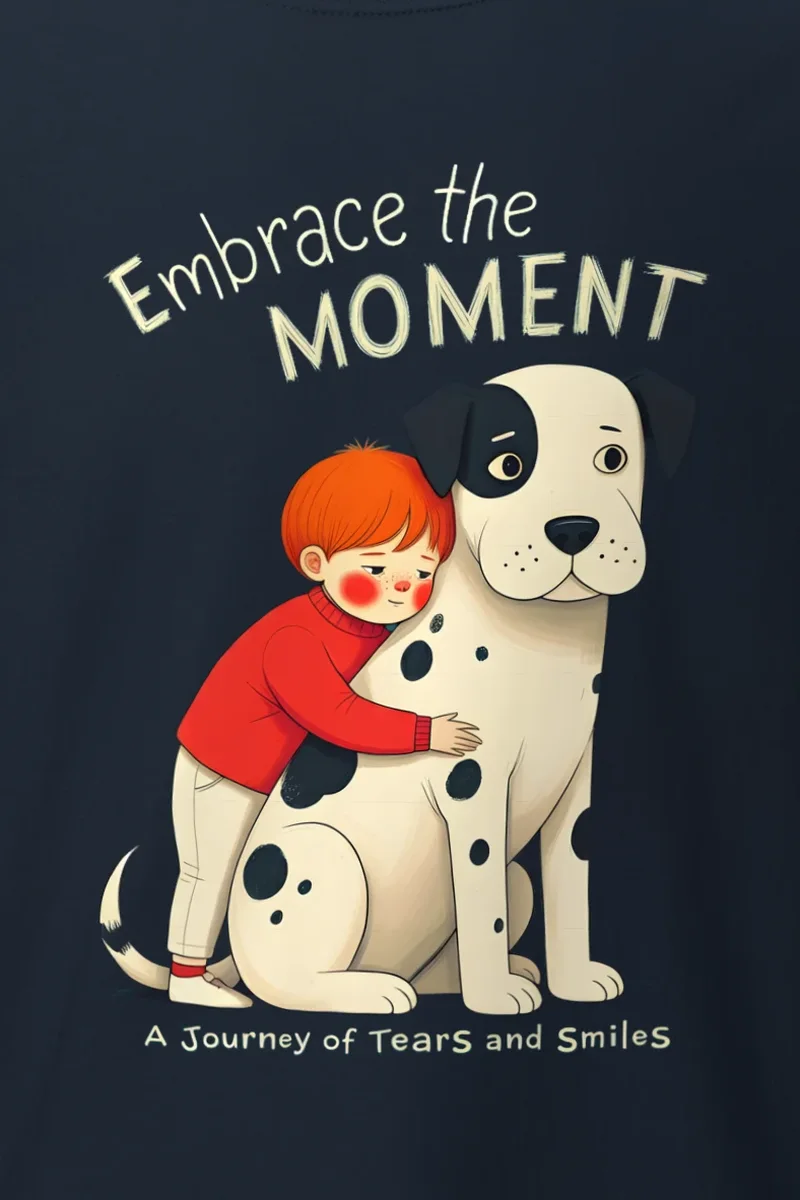 "Embrace The Moment" Heavyweight Unisex Crewneck T-shirt