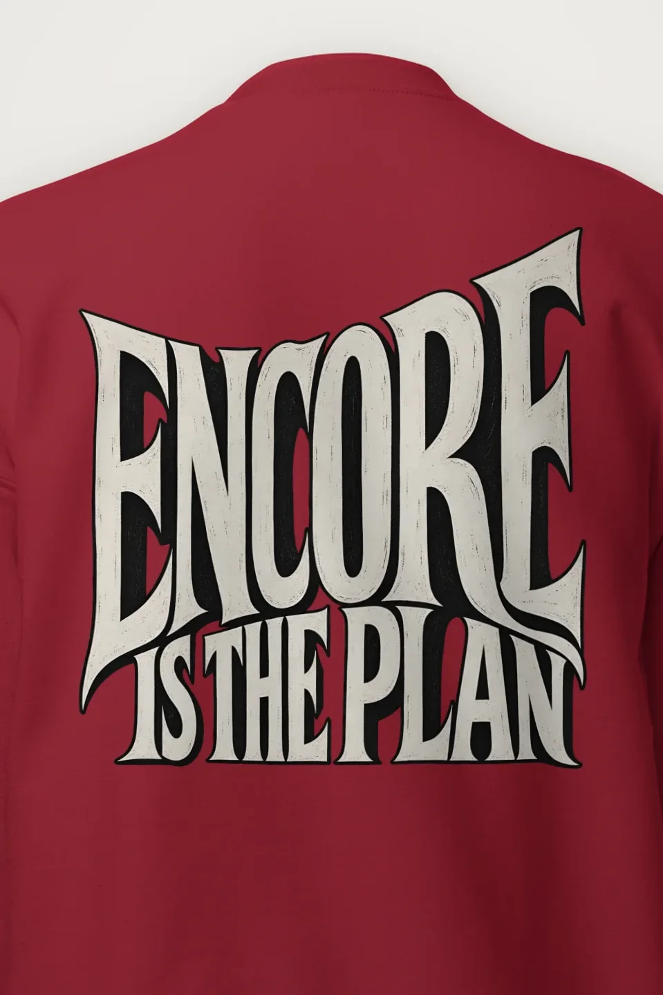 "Encore Is the Plan" Heavy Blend Unisex Crewneck Sweatshirt - the graphic up close