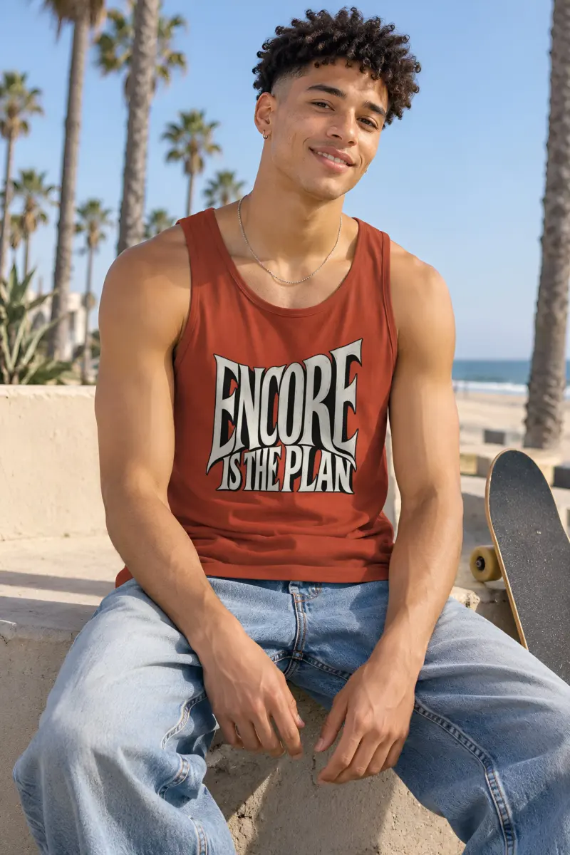 "Encore Is the Plan" Unisex Jersey Tank