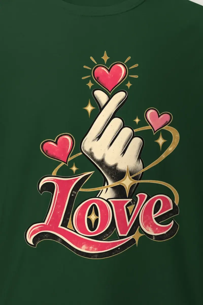 "Endless Love" Heavyweight Unisex Crewneck T-shirt