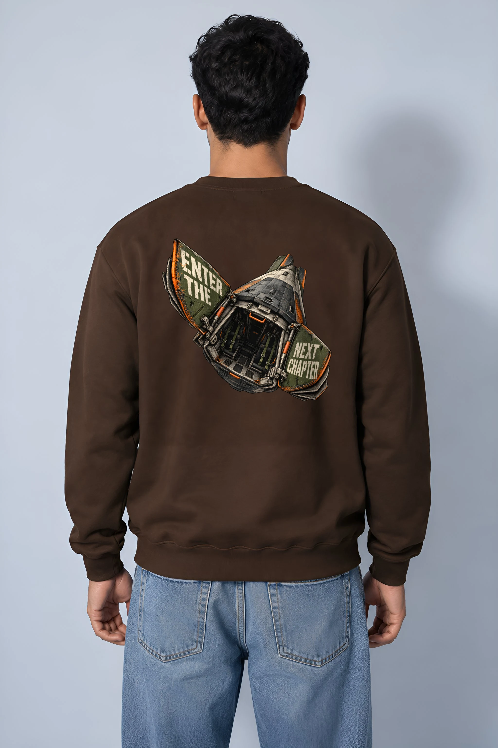 "Enter the Next Chapter" Heavy Blend Unisex Crewneck Sweatshirt