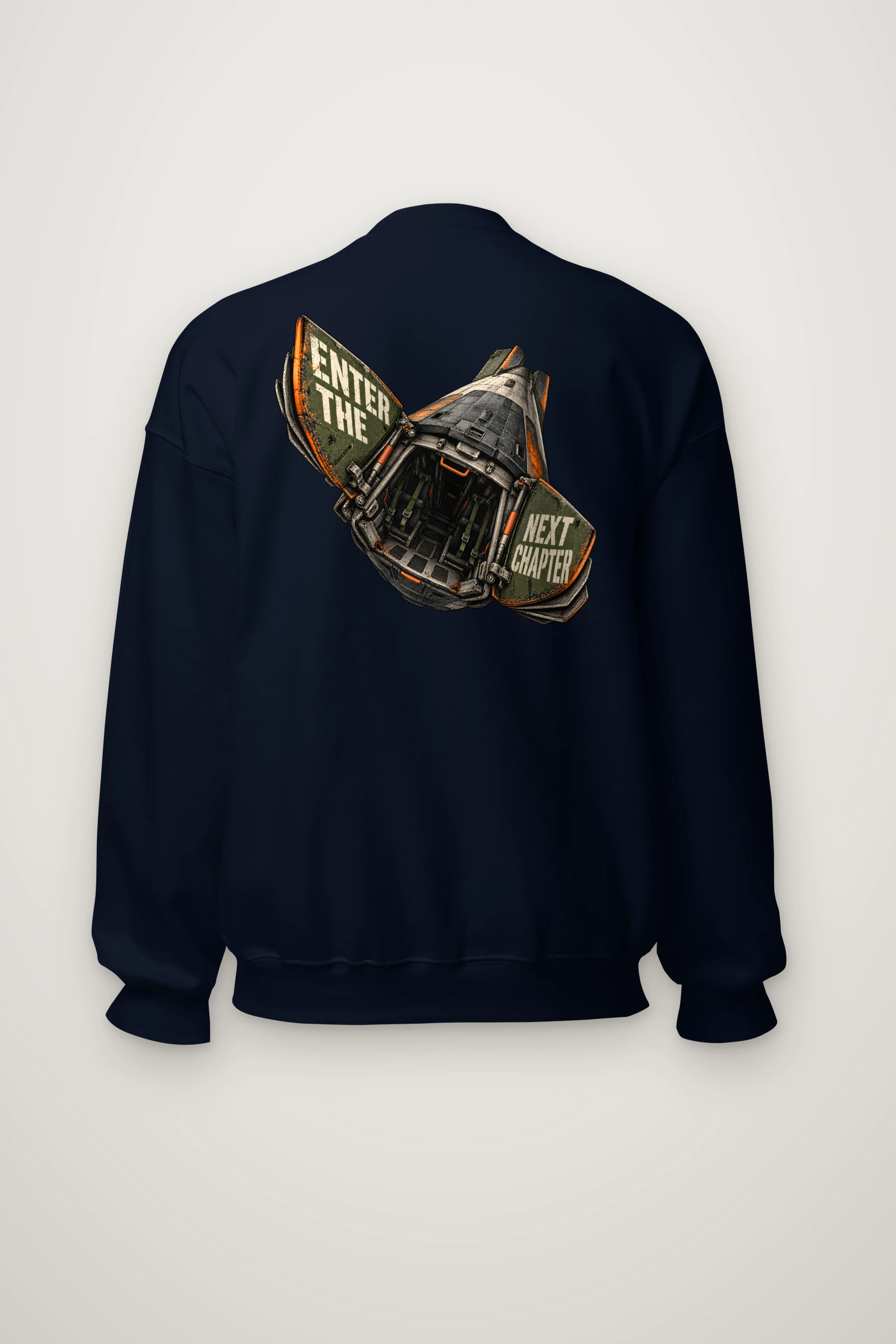 "Enter the Next Chapter" Heavy Blend Unisex Crewneck Sweatshirt