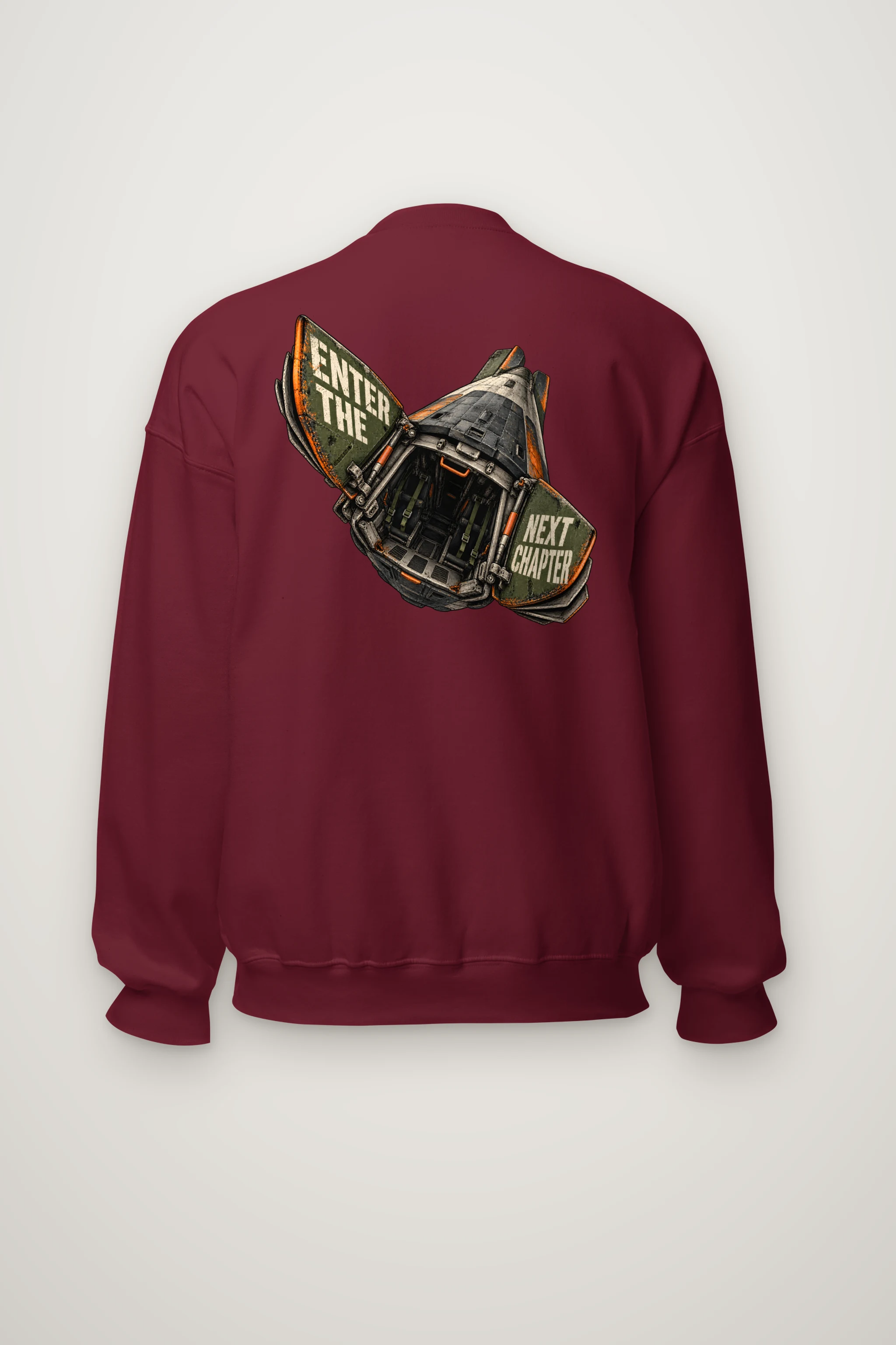 "Enter the Next Chapter" Heavy Blend Unisex Crewneck Sweatshirt