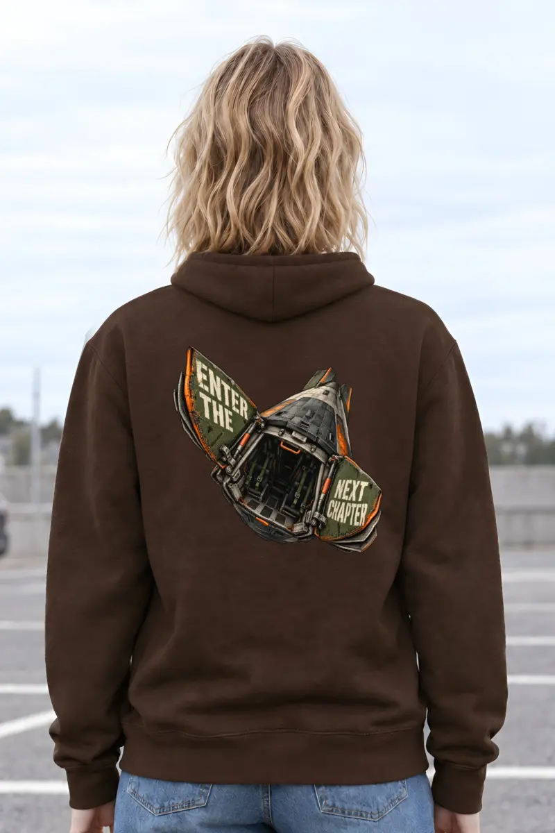 "Enter the Next Chapter" Heavy Blend Unisex Pullover Hoodie