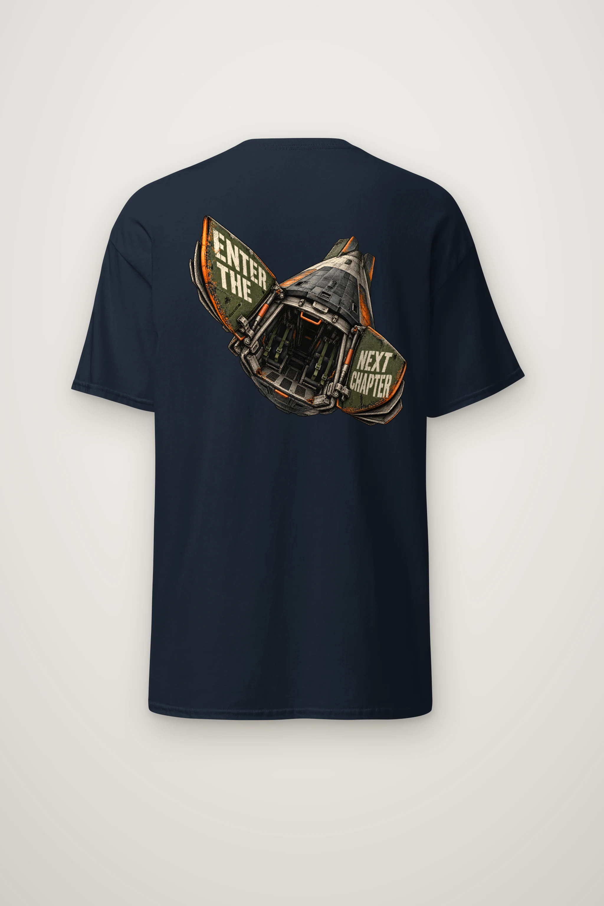 "Enter the Next Chapter" Heavyweight Unisex Crewneck T-shirt