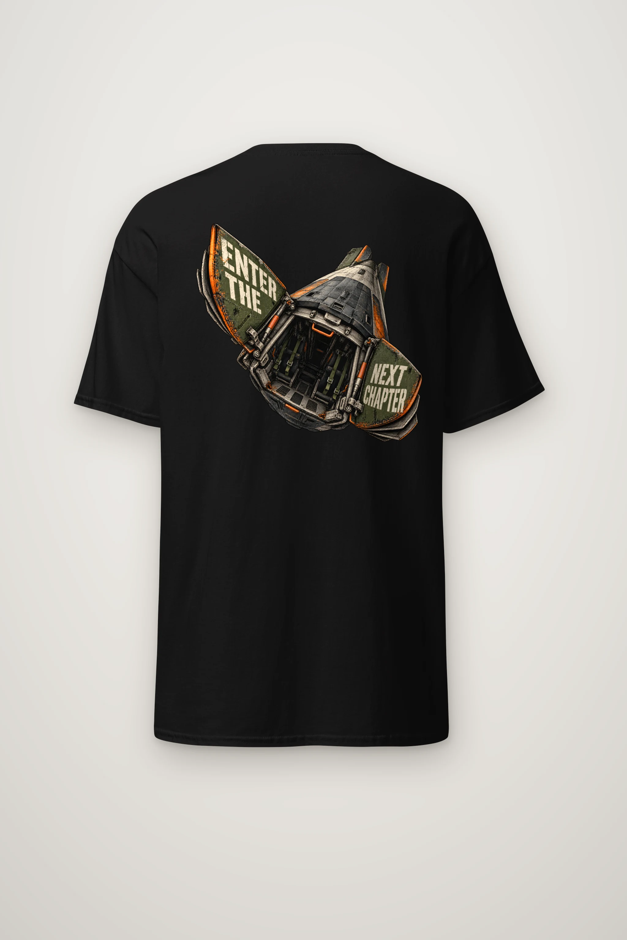 "Enter the Next Chapter" Heavyweight Unisex Crewneck T-shirt