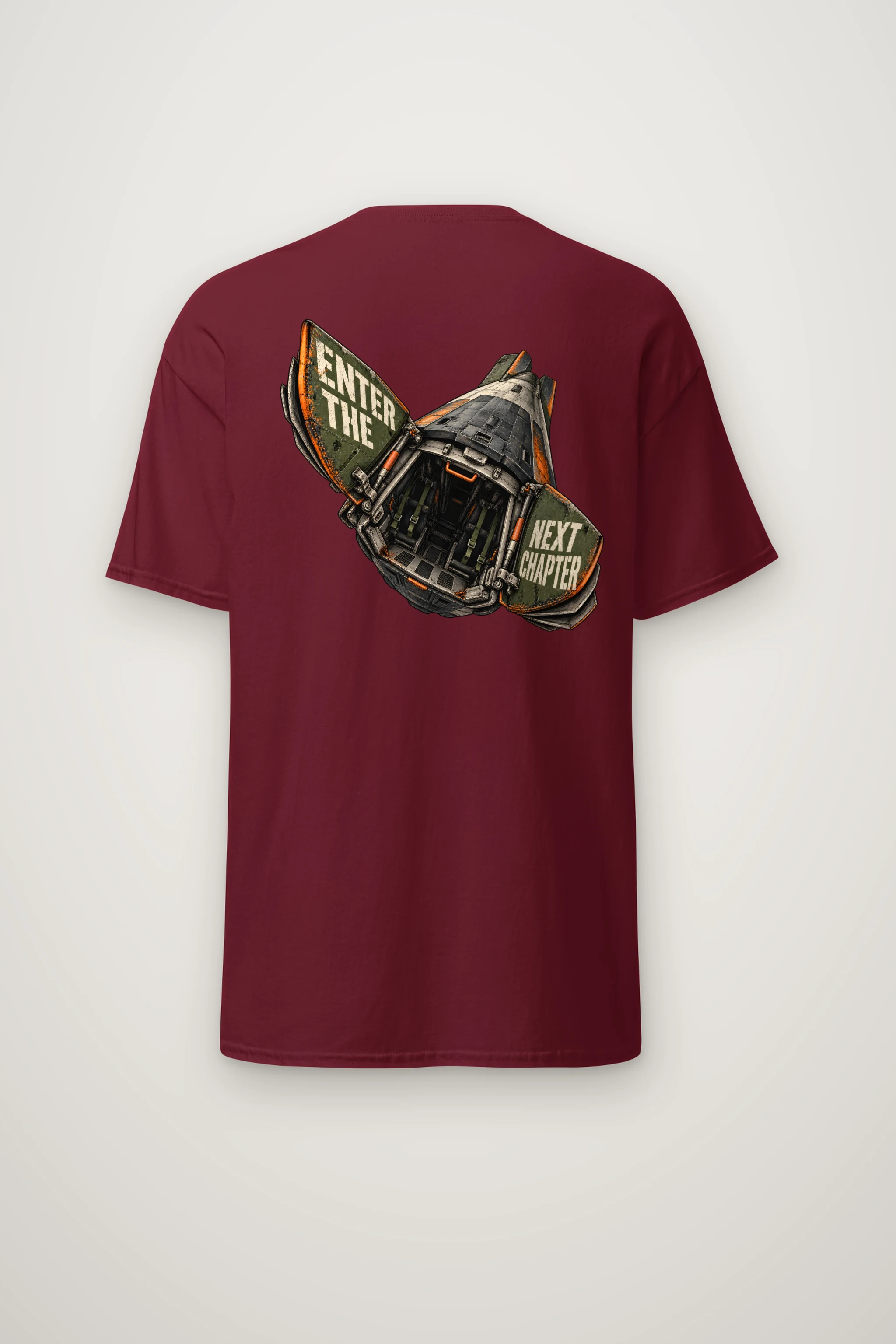 "Enter the Next Chapter" Heavyweight Unisex Crewneck T-shirt