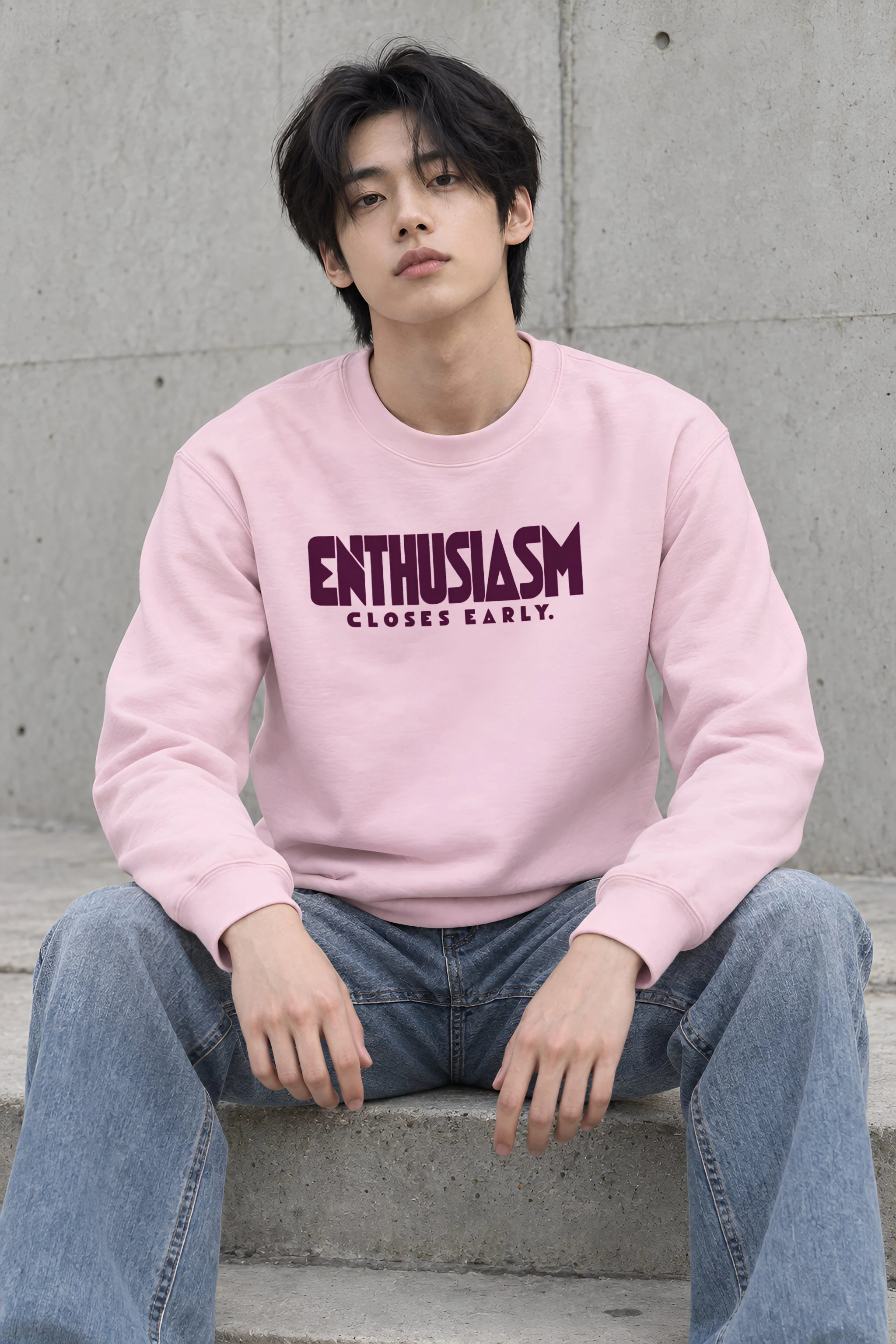 "Enthusiasm Closes Early" Heavy Blend Unisex Crewneck Sweatshirt