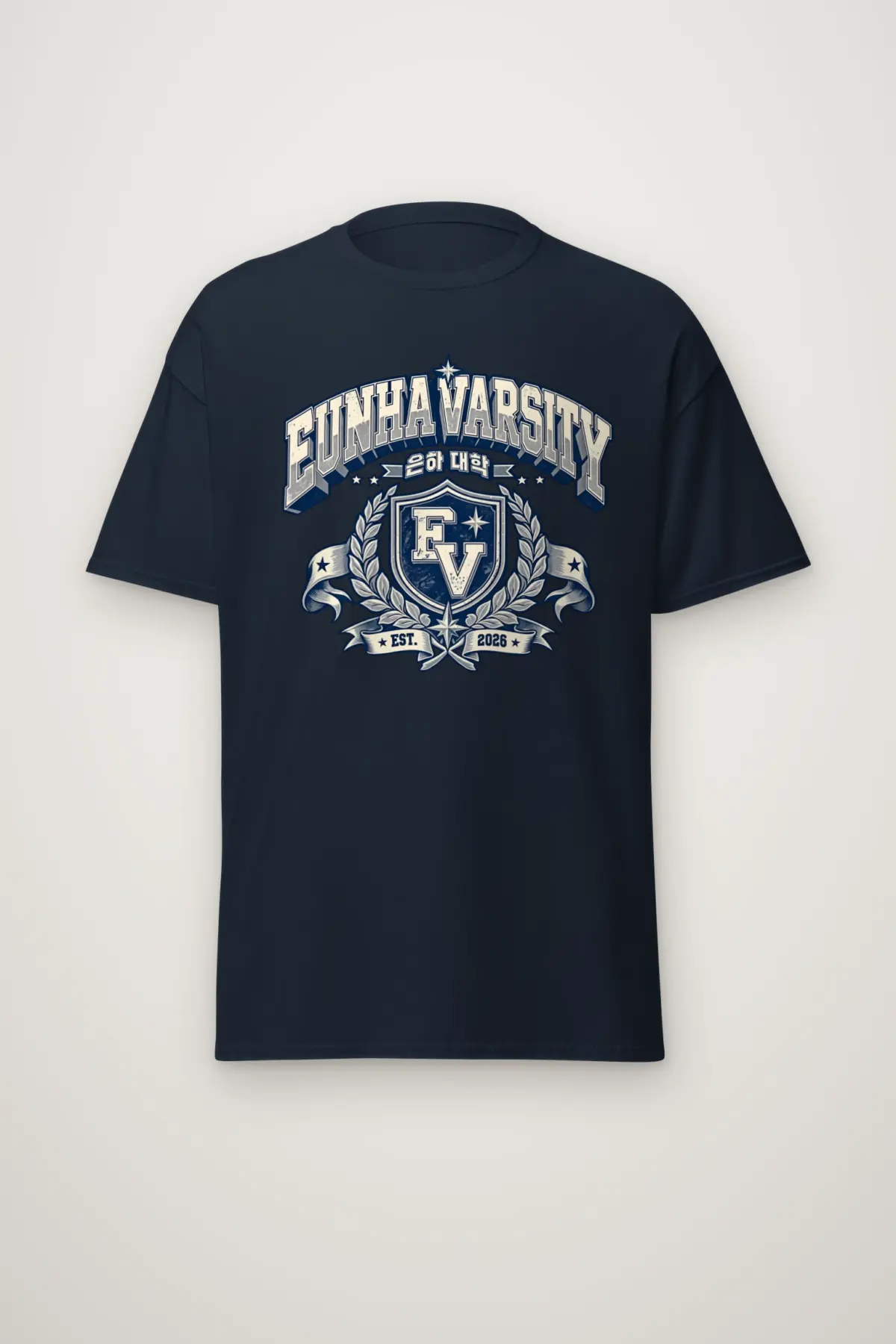 "Eunha Varsity" Heavyweight Unisex Crewneck T-shirt