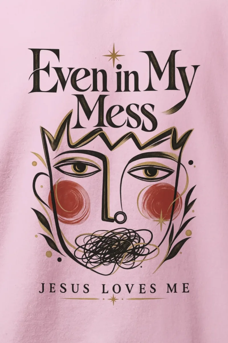 "Even In My Mess" Heavy Blend Unisex Crewneck Sweatshirt