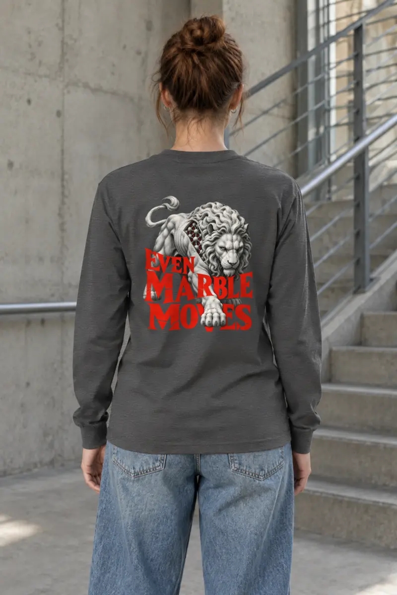 "Even Marble Moves" Unisex Longsleeve T-shirt
