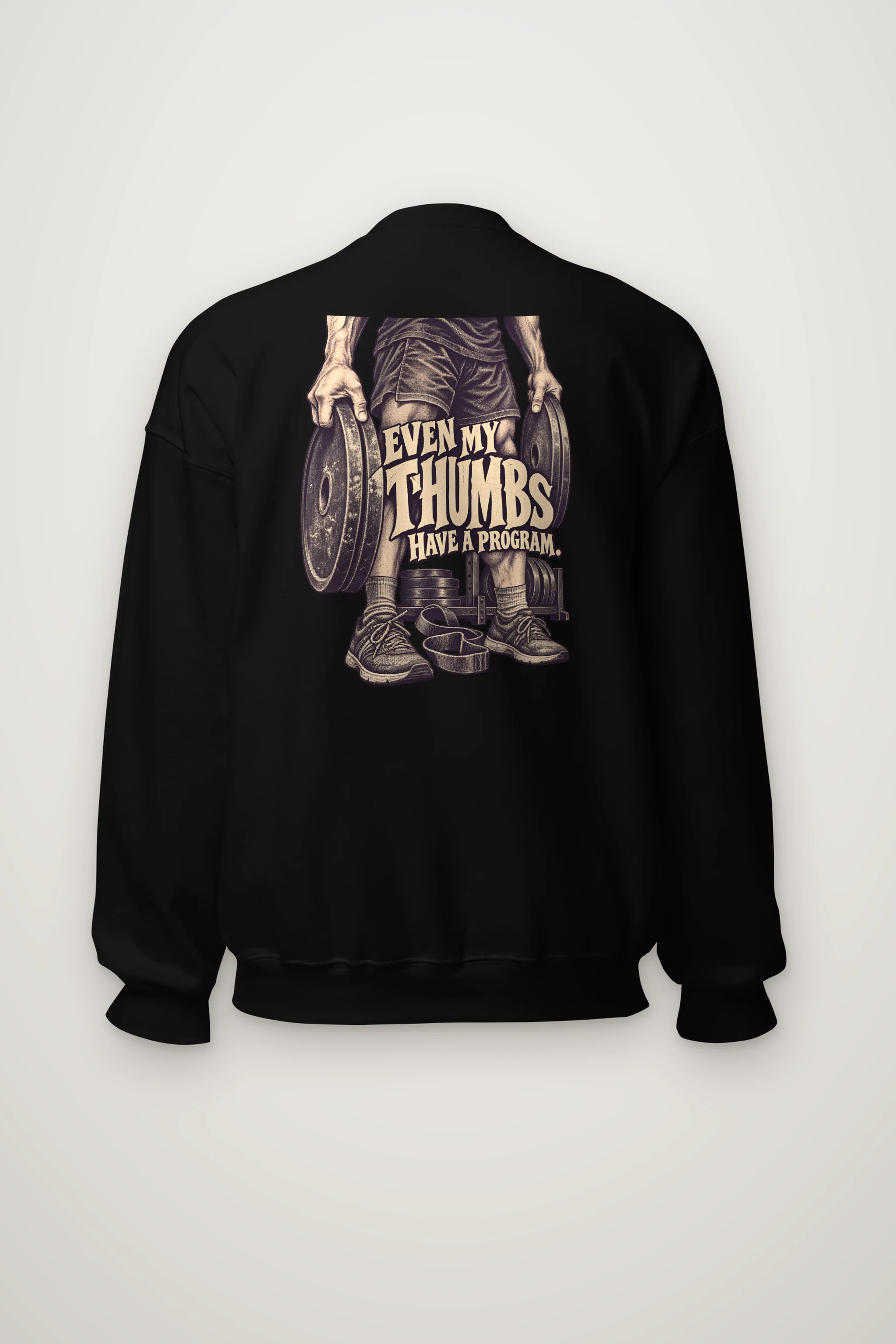 "Even My Thumbs Have A Program" Heavy Blend Unisex Crewneck Sweatshirt