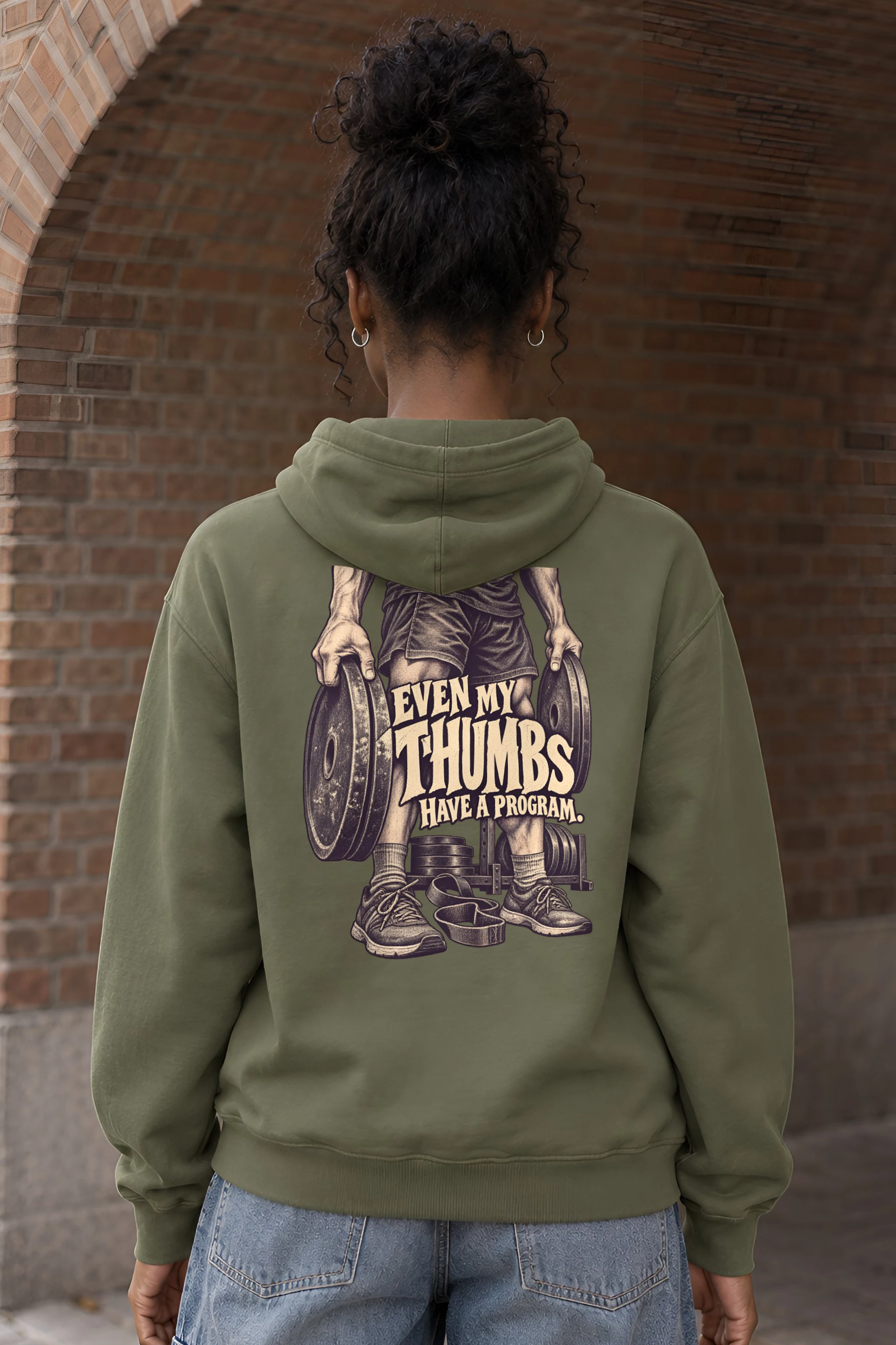 "Even My Thumbs Have a Program" Heavy Blend Unisex Pullover Hoodie