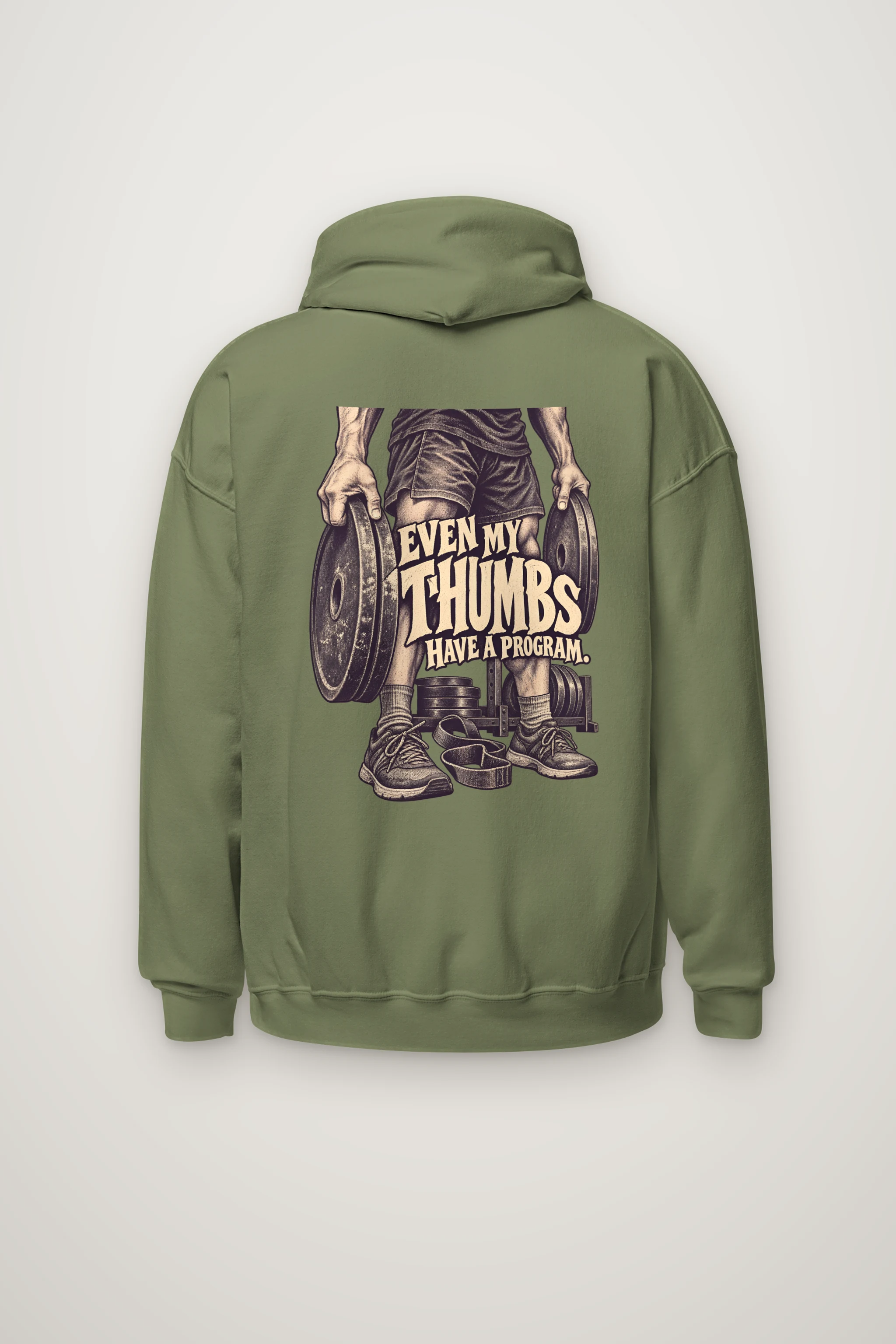 "Even My Thumbs Have a Program" Heavy Blend Unisex Pullover Hoodie