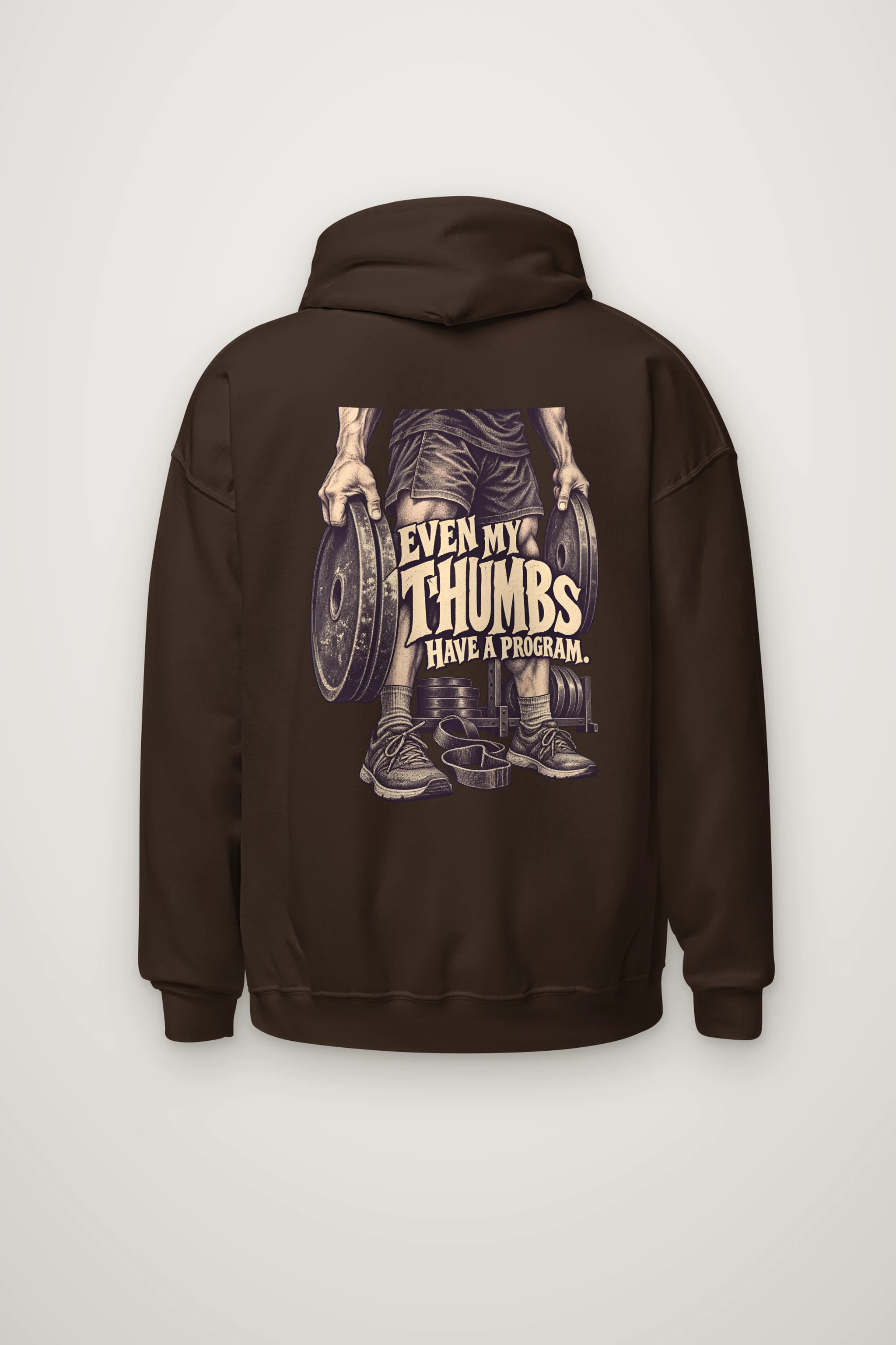 "Even My Thumbs Have a Program" Heavy Blend Unisex Pullover Hoodie