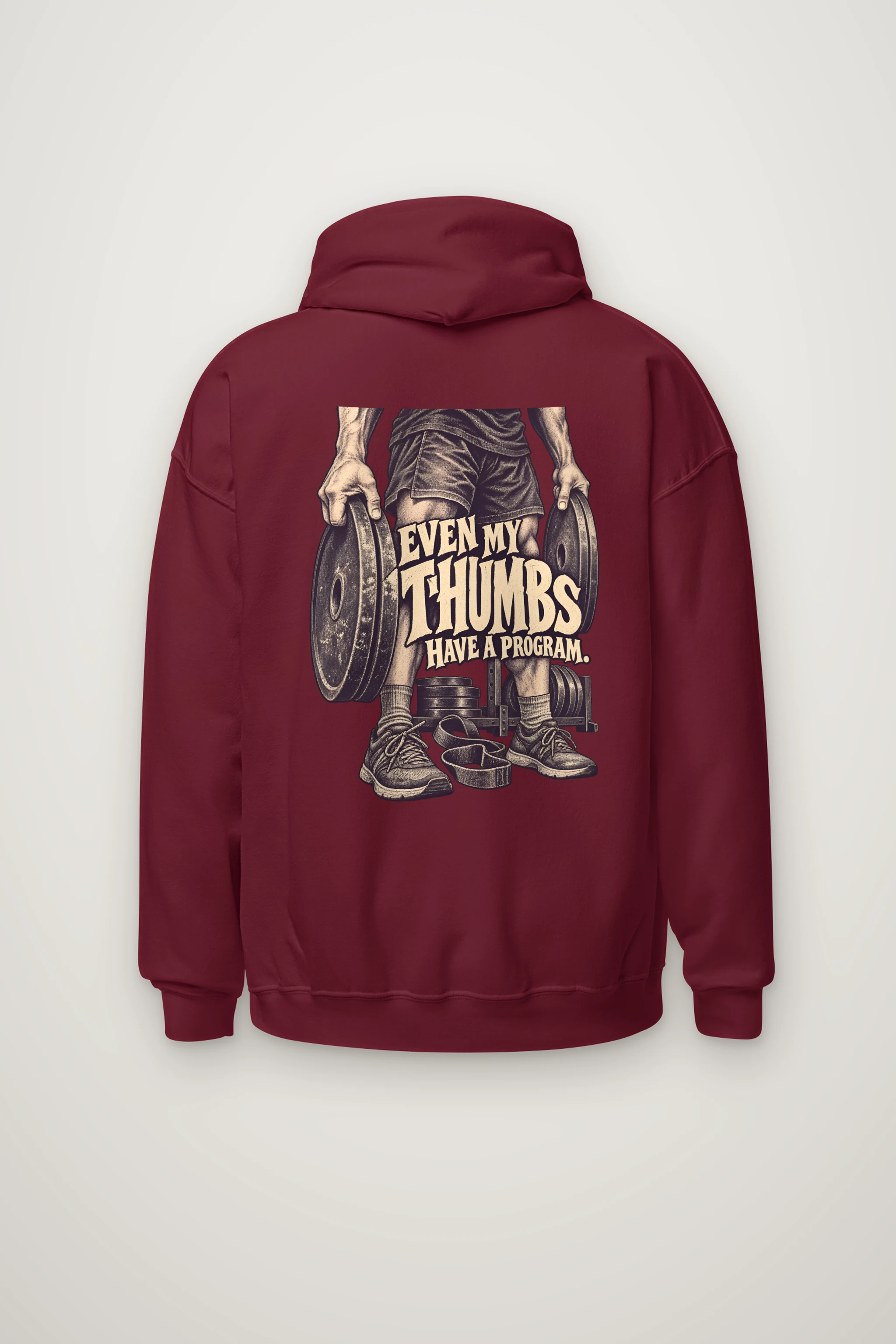 "Even My Thumbs Have a Program" Heavy Blend Unisex Pullover Hoodie