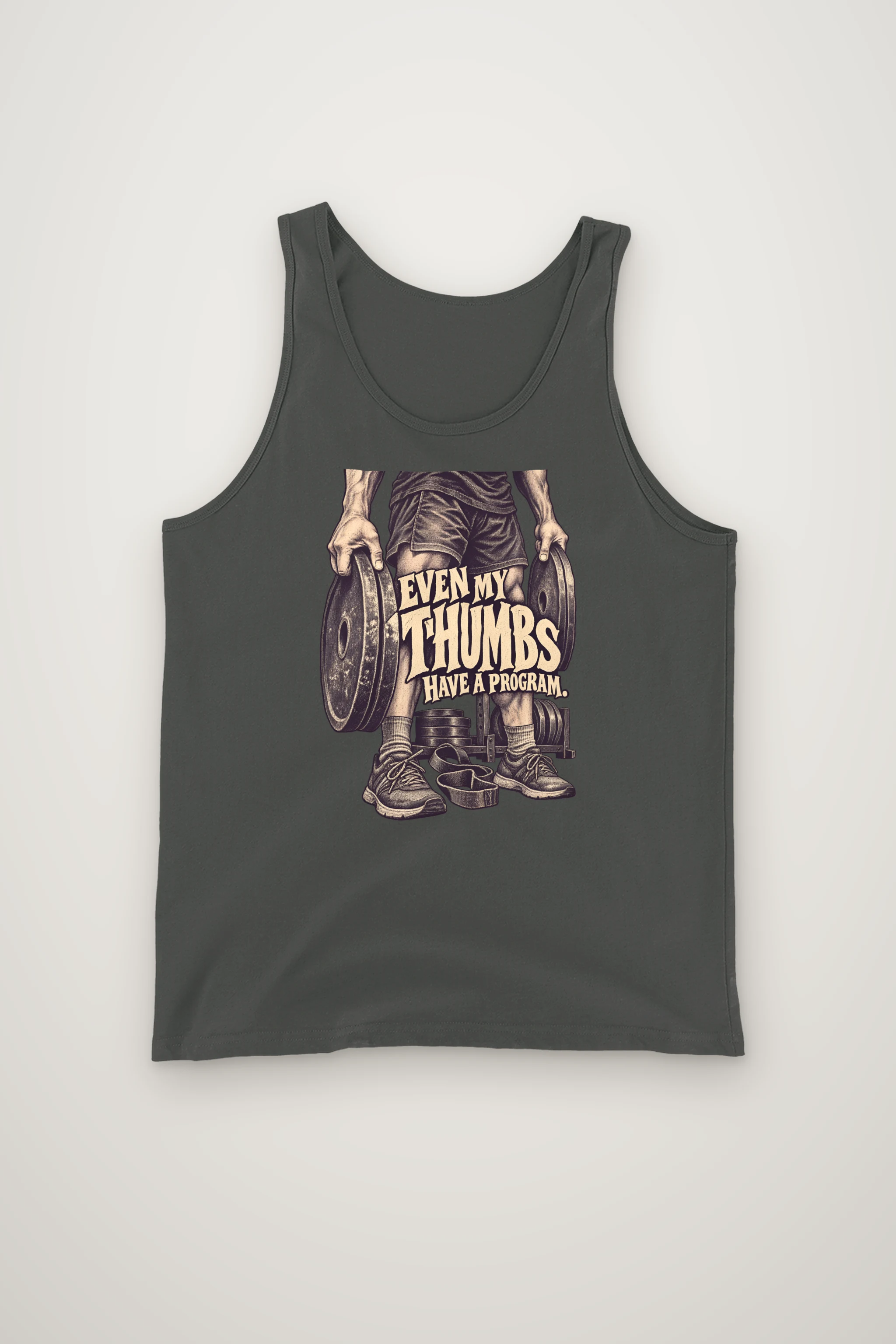 "Even My Thumbs Have a Program" Unisex Jersey Tank