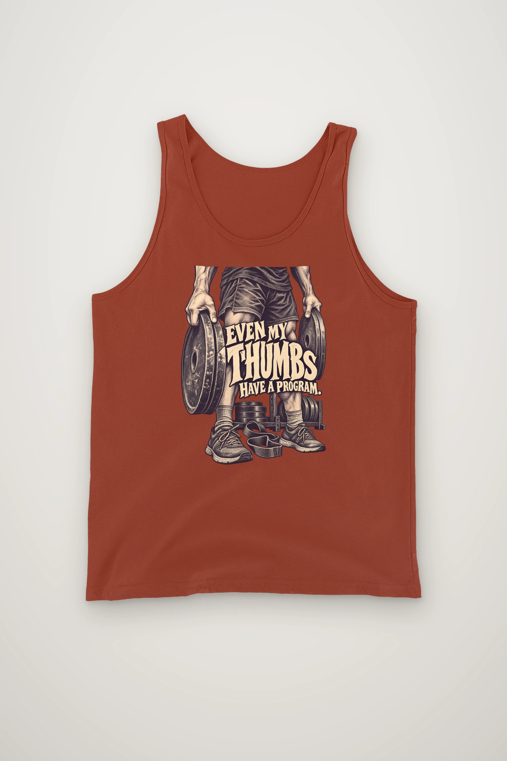"Even My Thumbs Have a Program" Unisex Jersey Tank