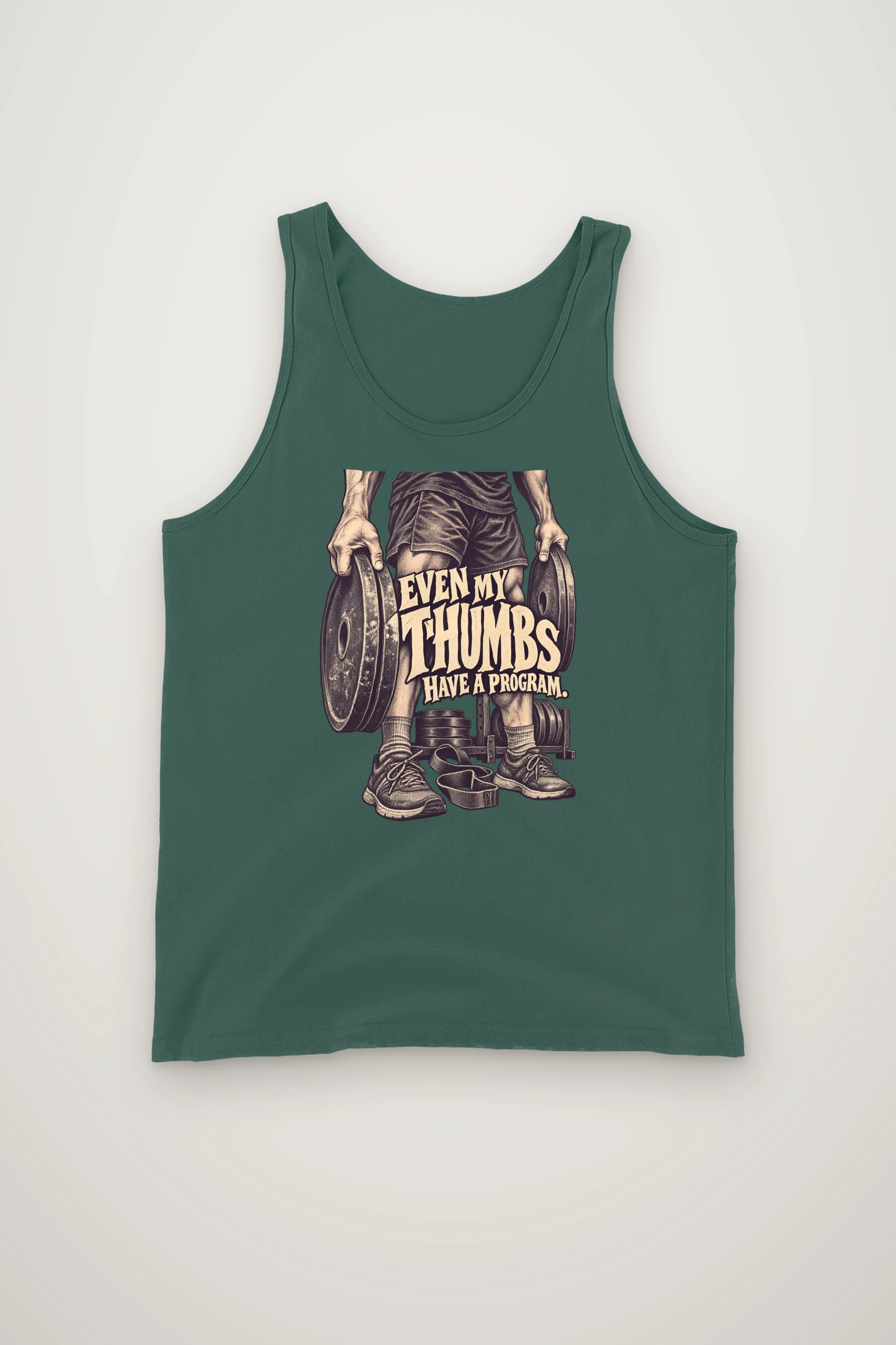 "Even My Thumbs Have a Program" Unisex Jersey Tank