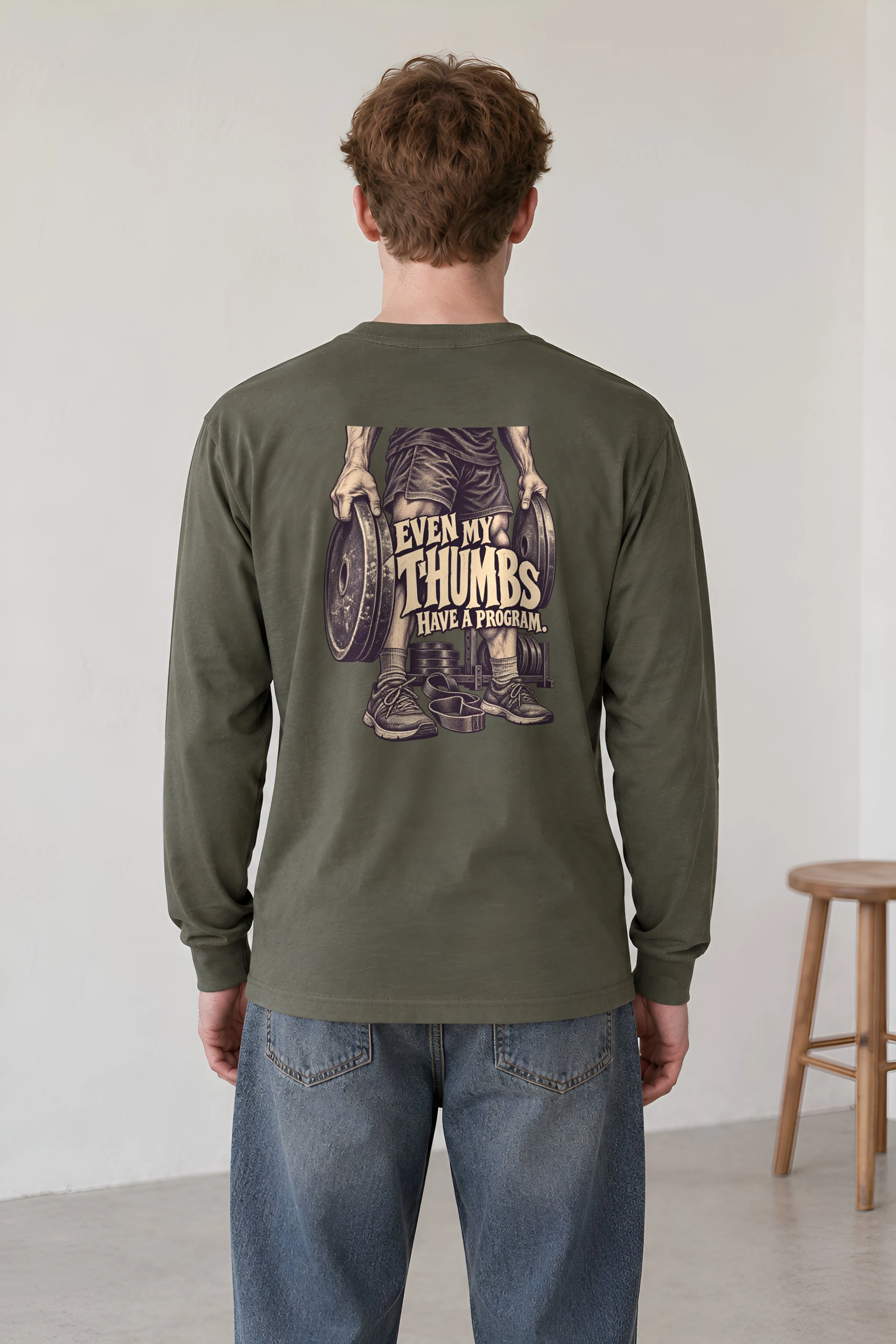 "Even My Thumbs Have a Program" Unisex Longsleeve T-shirt