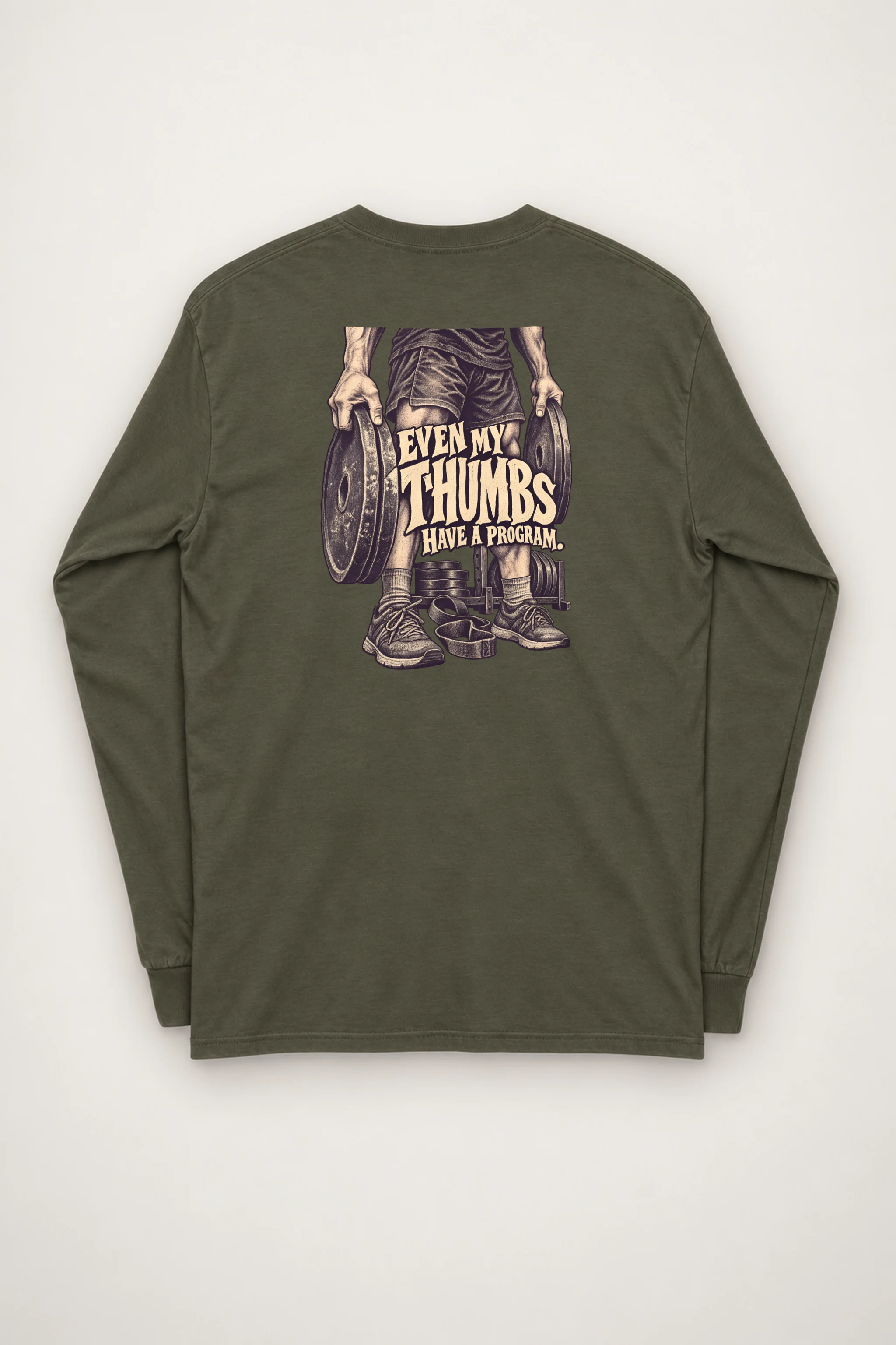 "Even My Thumbs Have a Program" Unisex Longsleeve T-shirt