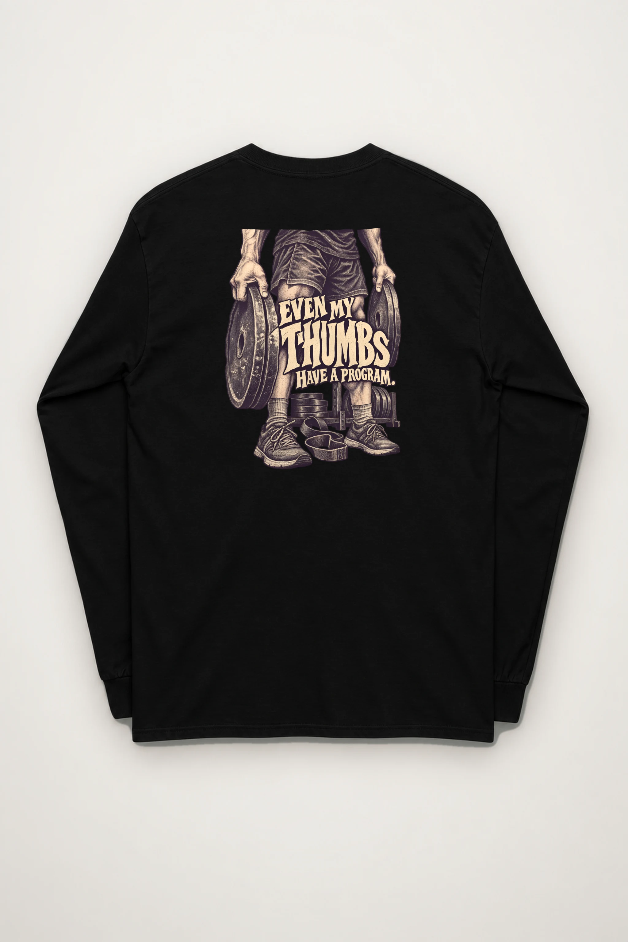 "Even My Thumbs Have a Program" Unisex Longsleeve T-shirt