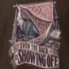 "Even the Back Is Showing Off" Heavy Blend Unisex Crewneck Sweatshirt