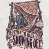 "Even the Back Is Showing Off" Unisex Longsleeve T-shirt