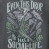 "Even This Drop Has a Social Life" Heavy Blend Unisex Pullover Hoodie