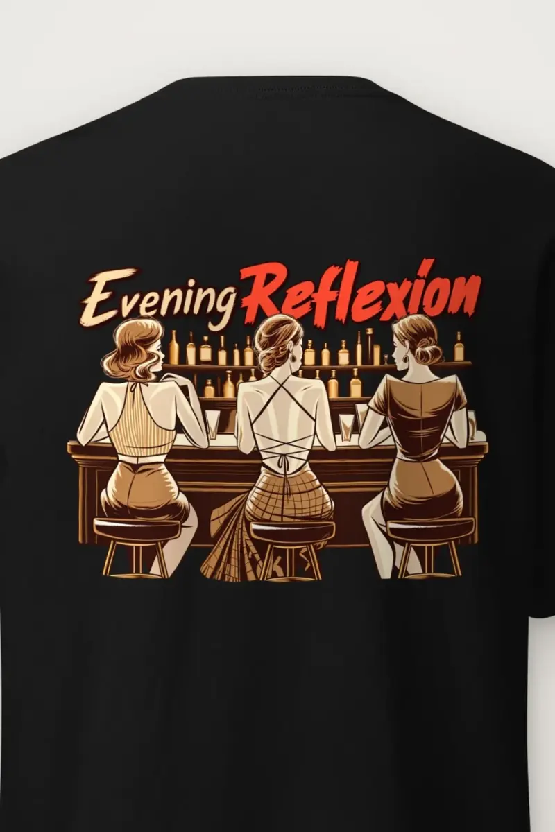"Evening Reflexión" Heavyweight Unisex Crewneck T-shirt