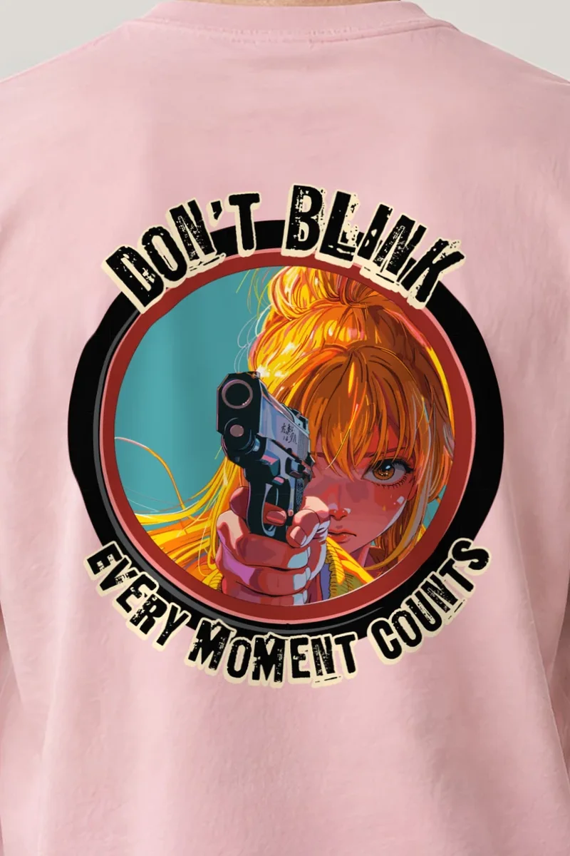 "Every Moment Counts" Heavyweight Unisex Crewneck T-shirt