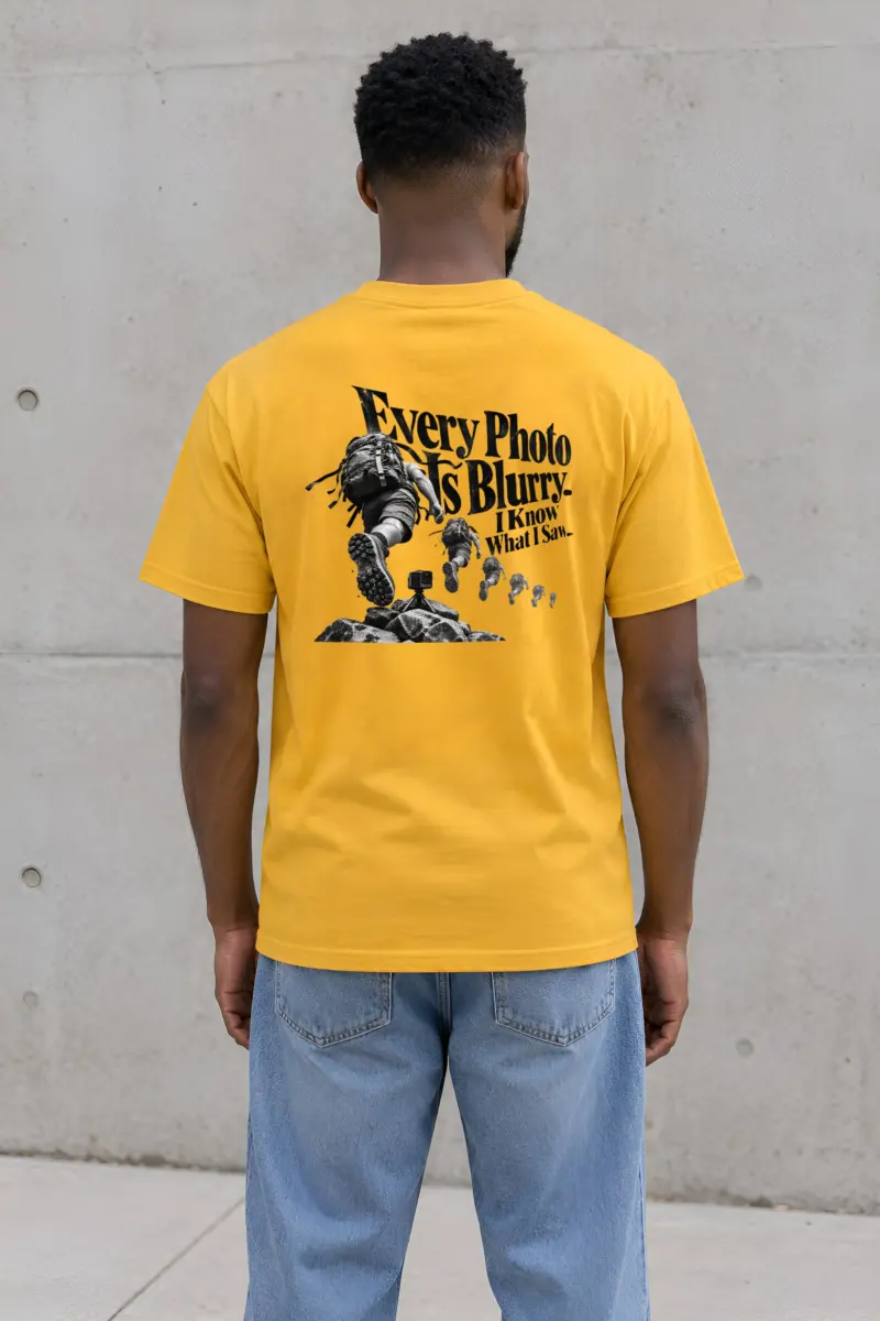 "Every Photo Is Blurry" Heavyweight Unisex Crewneck T-shirt