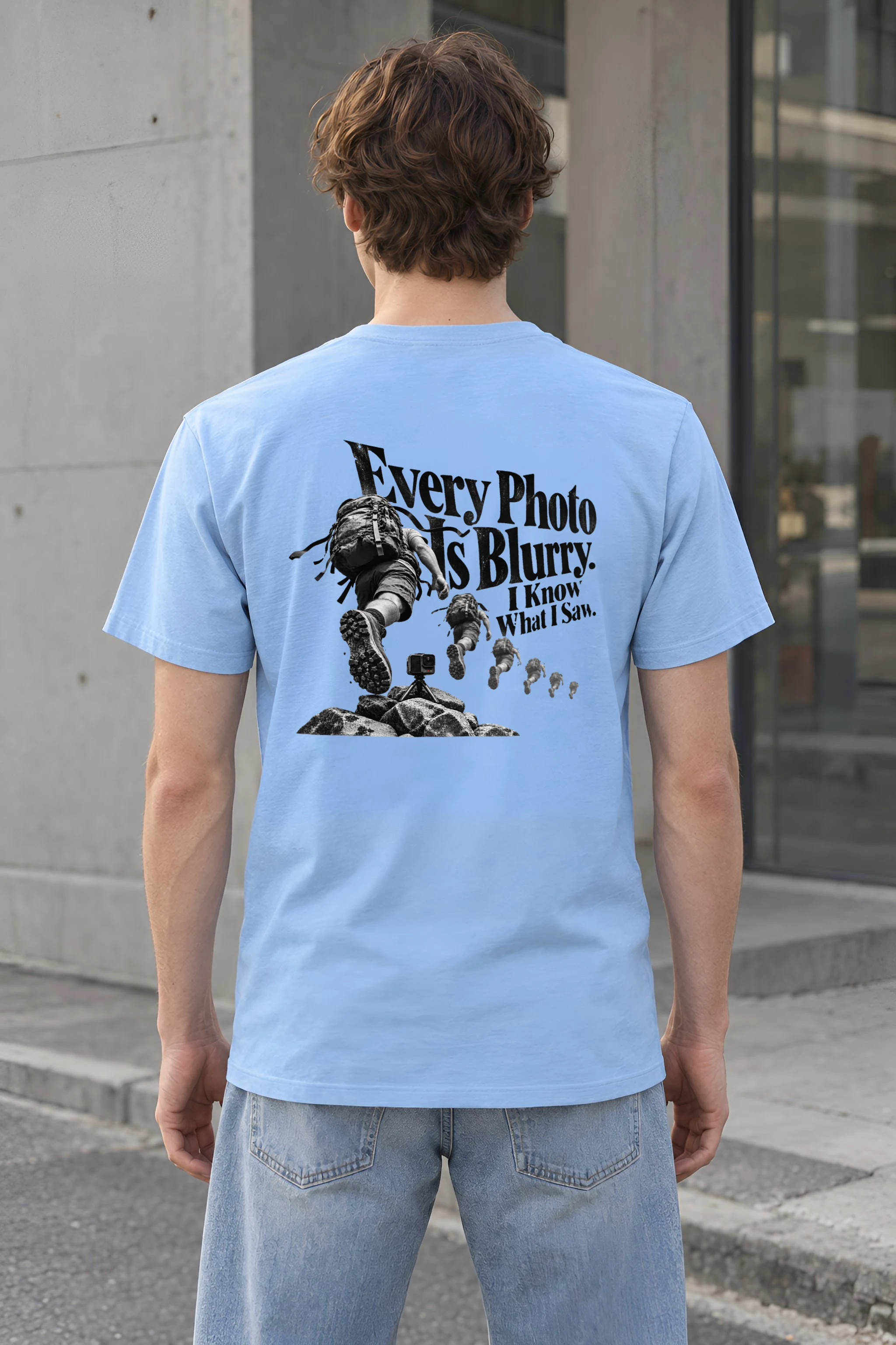 "Every Photo Is Blurry" Heavyweight Unisex Crewneck T-shirt