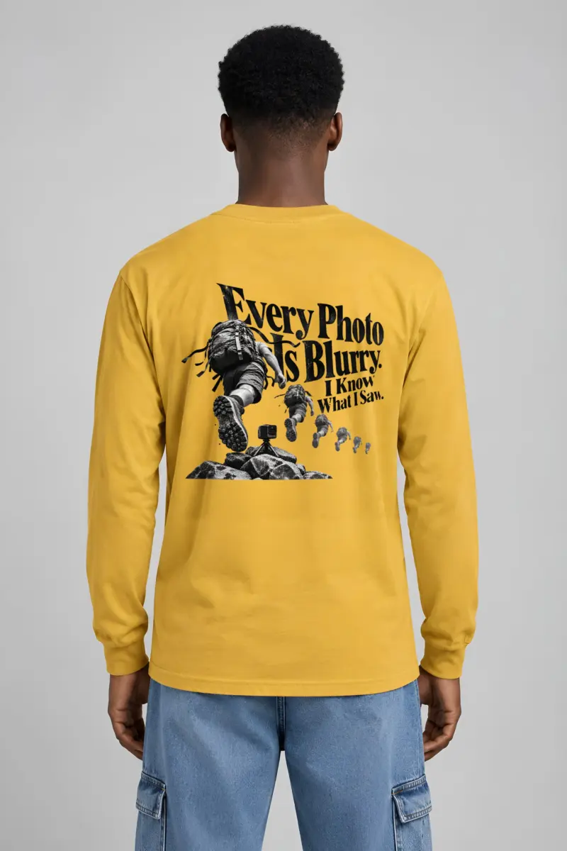 “Every Photo Is Blurry” Unisex Longsleeve T-shirt