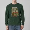 "Every Rustle Sounds Bigger Alone" Unisex Longsleeve T-shirt