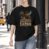 "Every September I Go Listen to Elk Argue" Unisex Oversized Heavyweight Crewneck T-Shirt