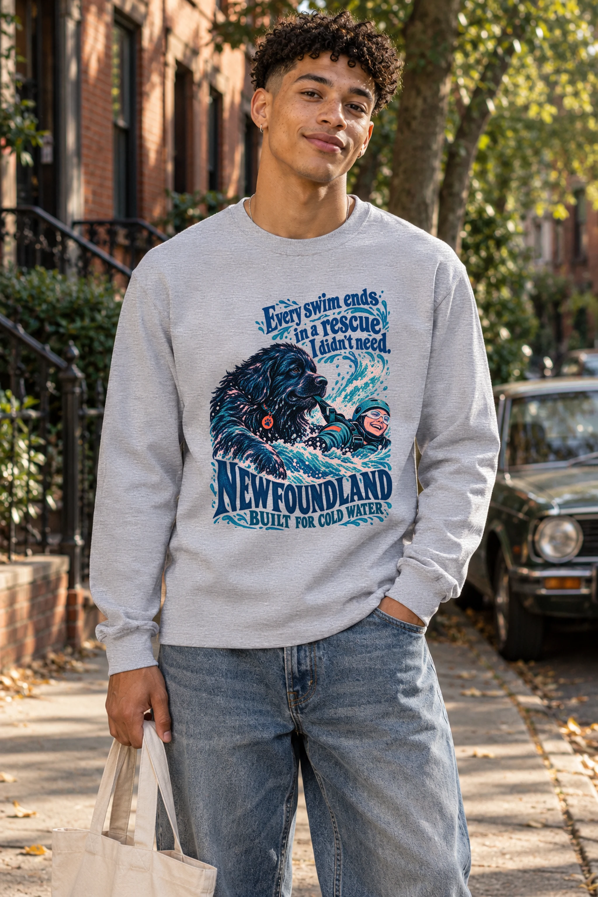 "Every Swim Ends in a Rescue" Unisex Longsleeve T-shirt