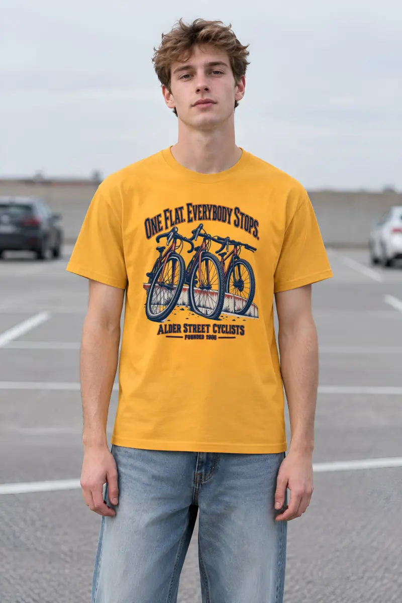 "Everybody Stops" Heavyweight Unisex Crewneck T-shirt