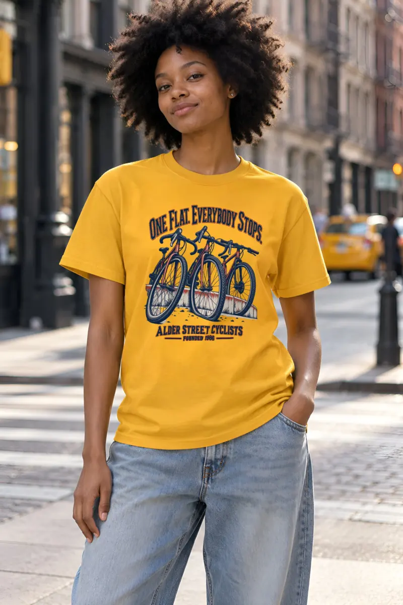 "Everybody Stops" Heavyweight Unisex Crewneck T-shirt