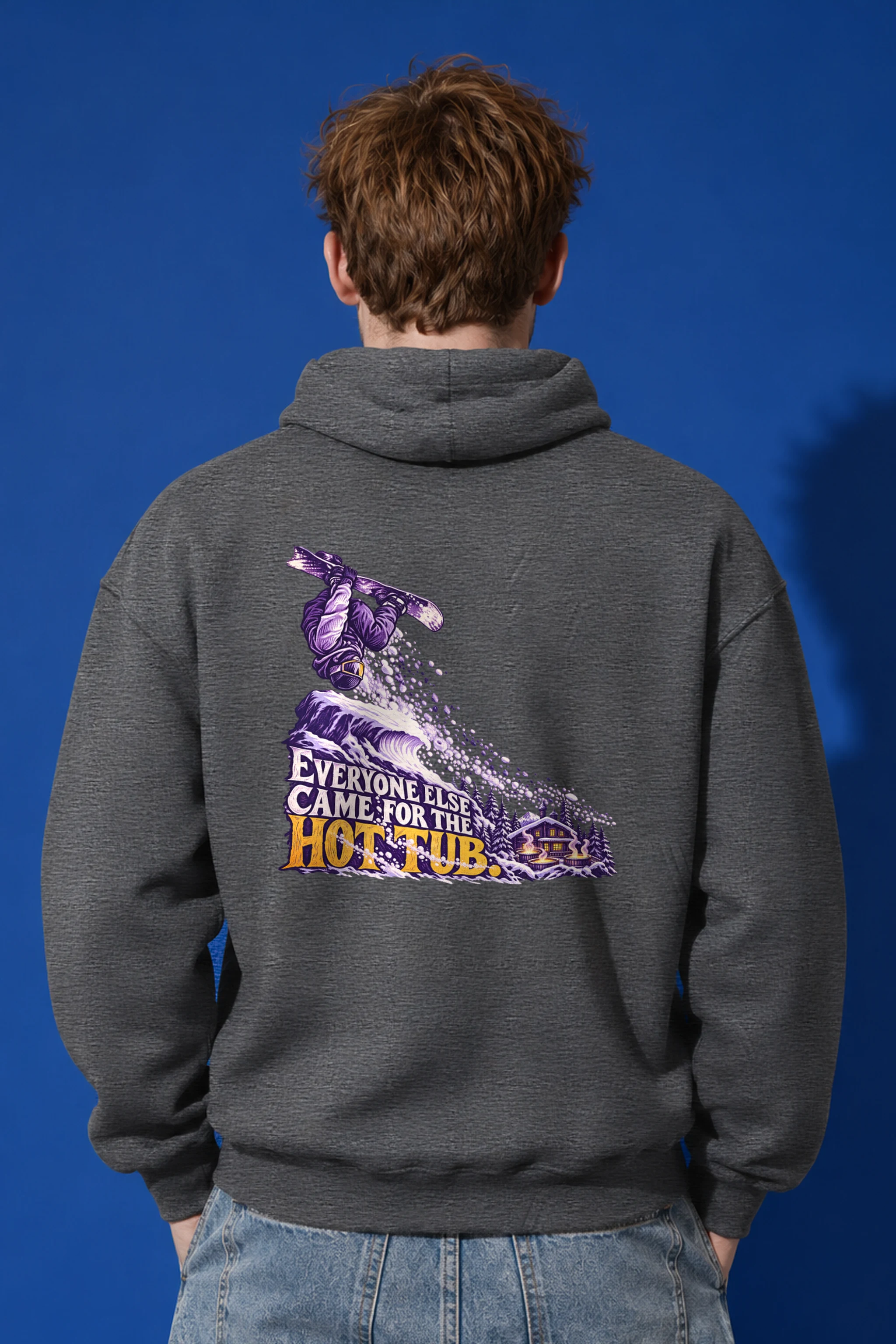 "Everyone Else Came for the Hot Tub" Unisex Pullover Hoodie