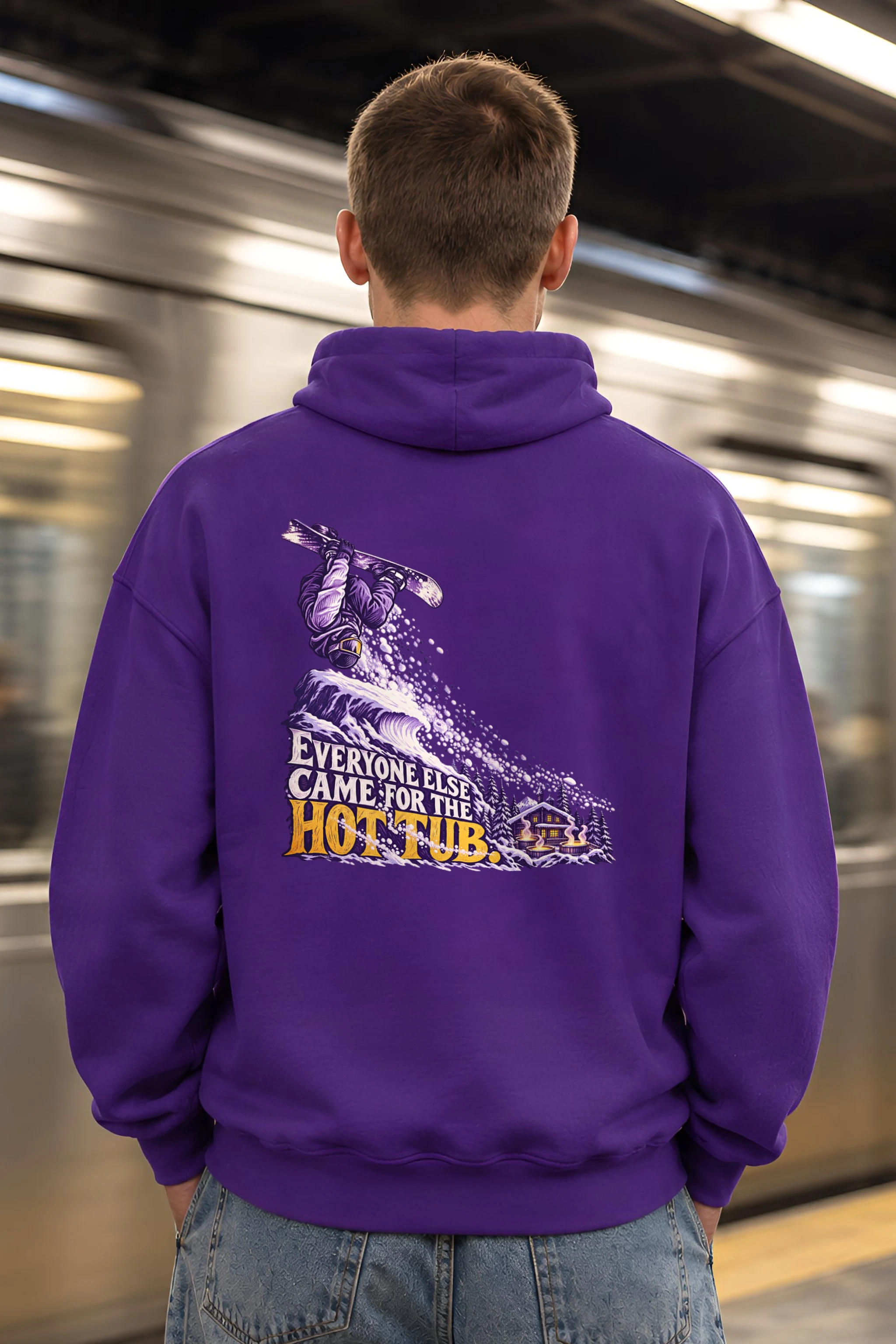 "Everyone Else Came for the Hot Tub" Unisex Pullover Hoodie