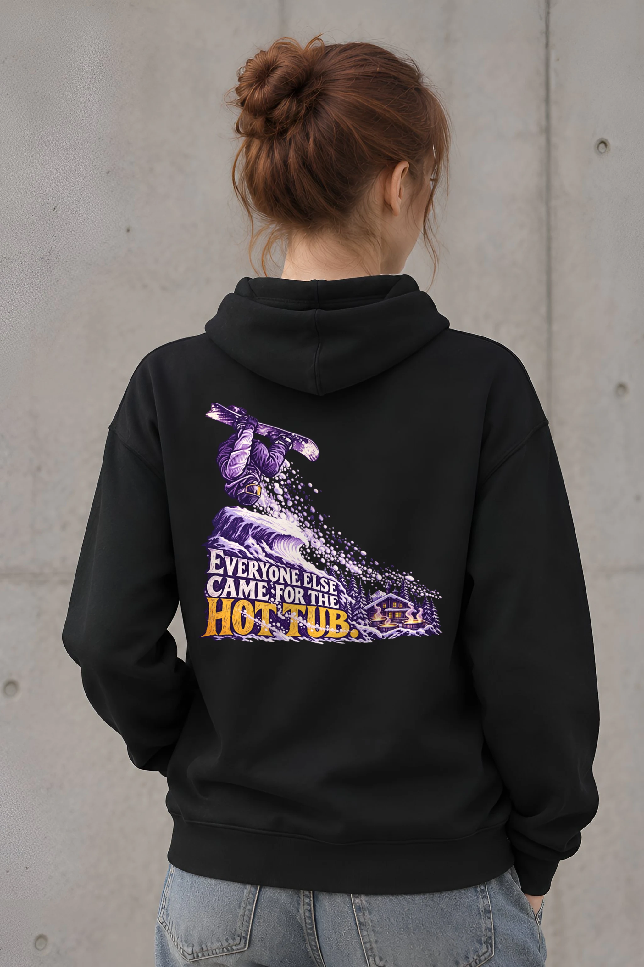 "Everyone Else Came for the Hot Tub" Unisex Pullover Hoodie