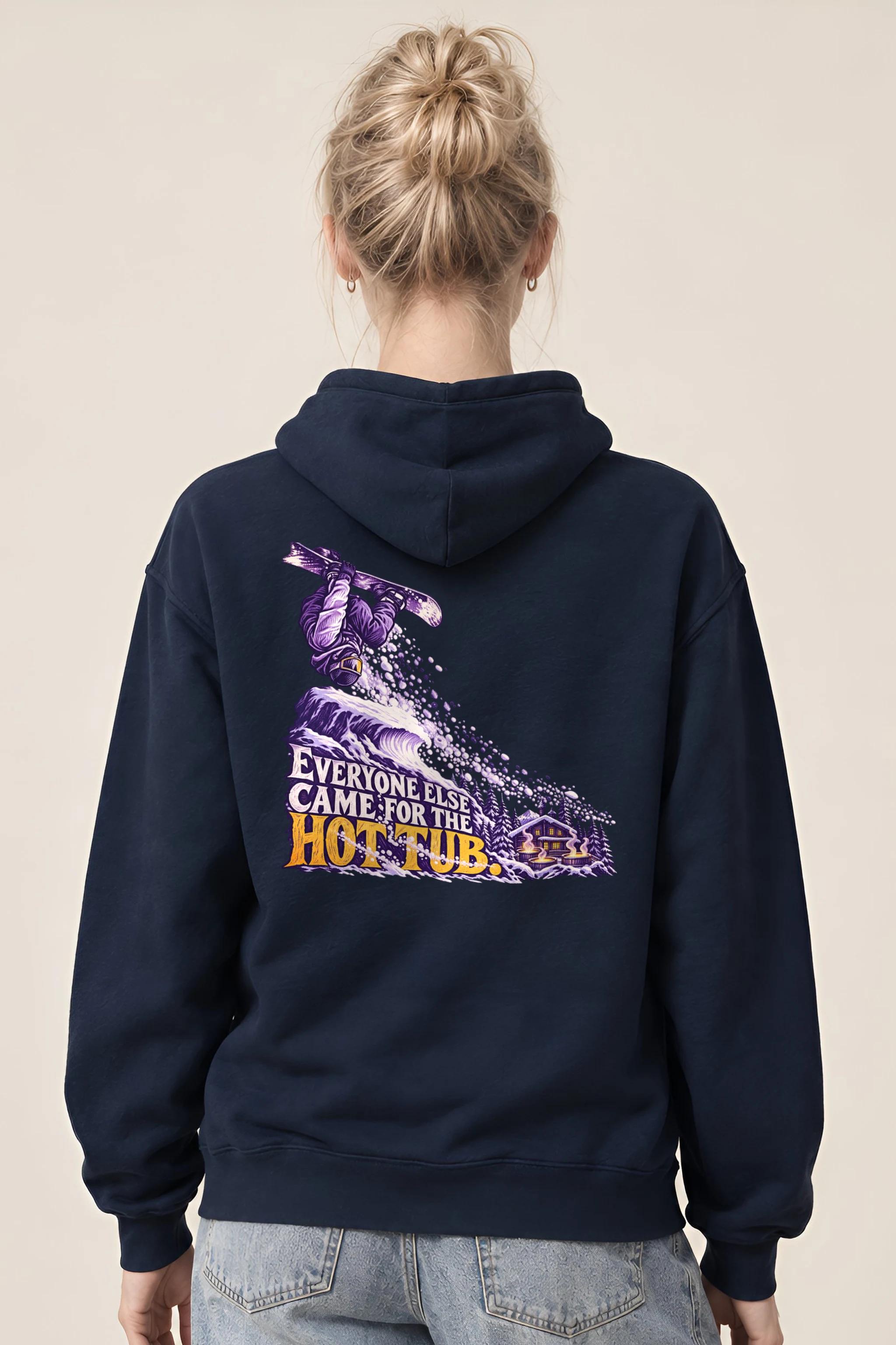 "Everyone Else Came for the Hot Tub" Unisex Pullover Hoodie