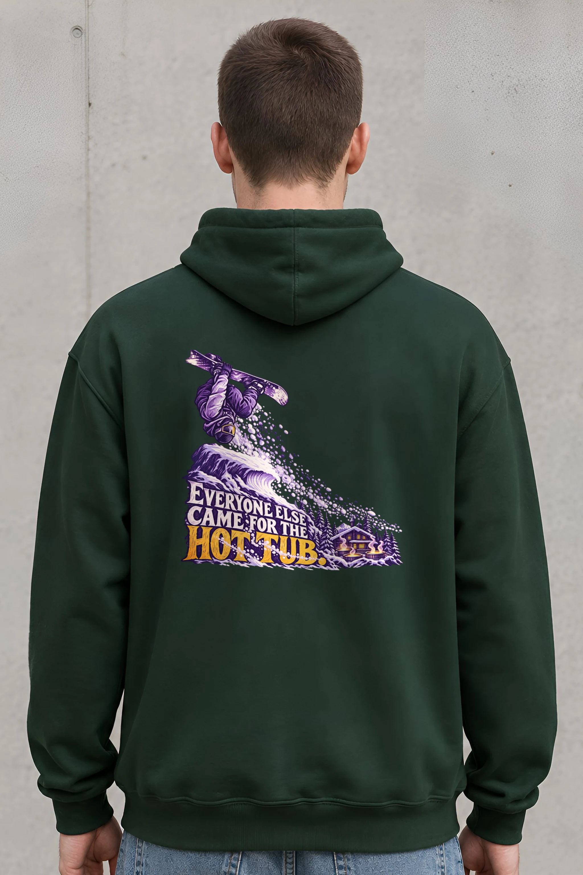 "Everyone Else Came for the Hot Tub" Unisex Pullover Hoodie