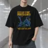 "Excellent Effort Unchanged Address" Men's Oversized Heavyweight Crewneck T-Shirt