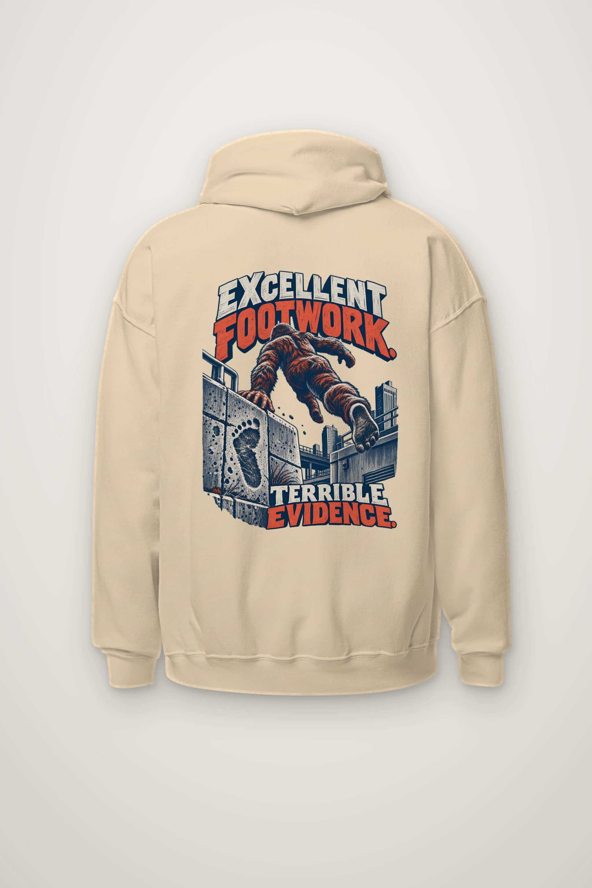 "Excellent Footwork Terrible Evidence" Heavy Blend Unisex Pullover Hoodie
